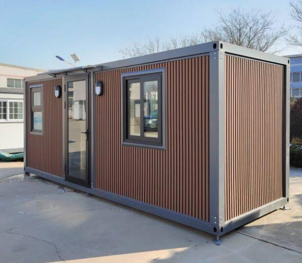 Unused 6m Wood Cladded Mobile Accom/Office With Ensuite