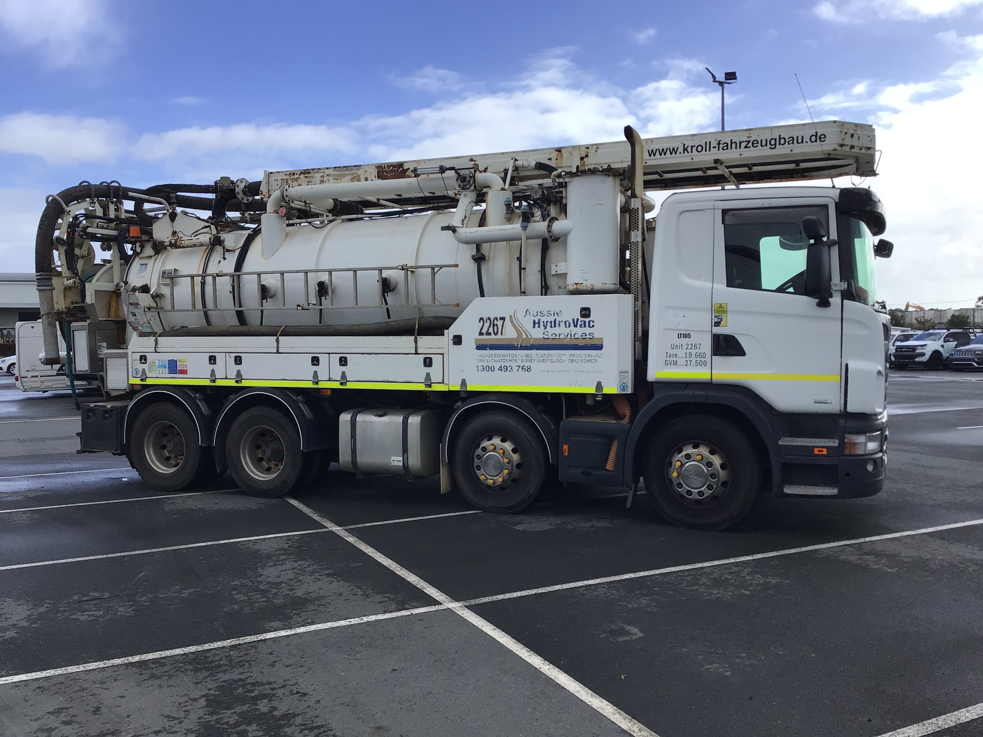 10 · 2012 Scania G 8x4 Combo NDD Vac Truck