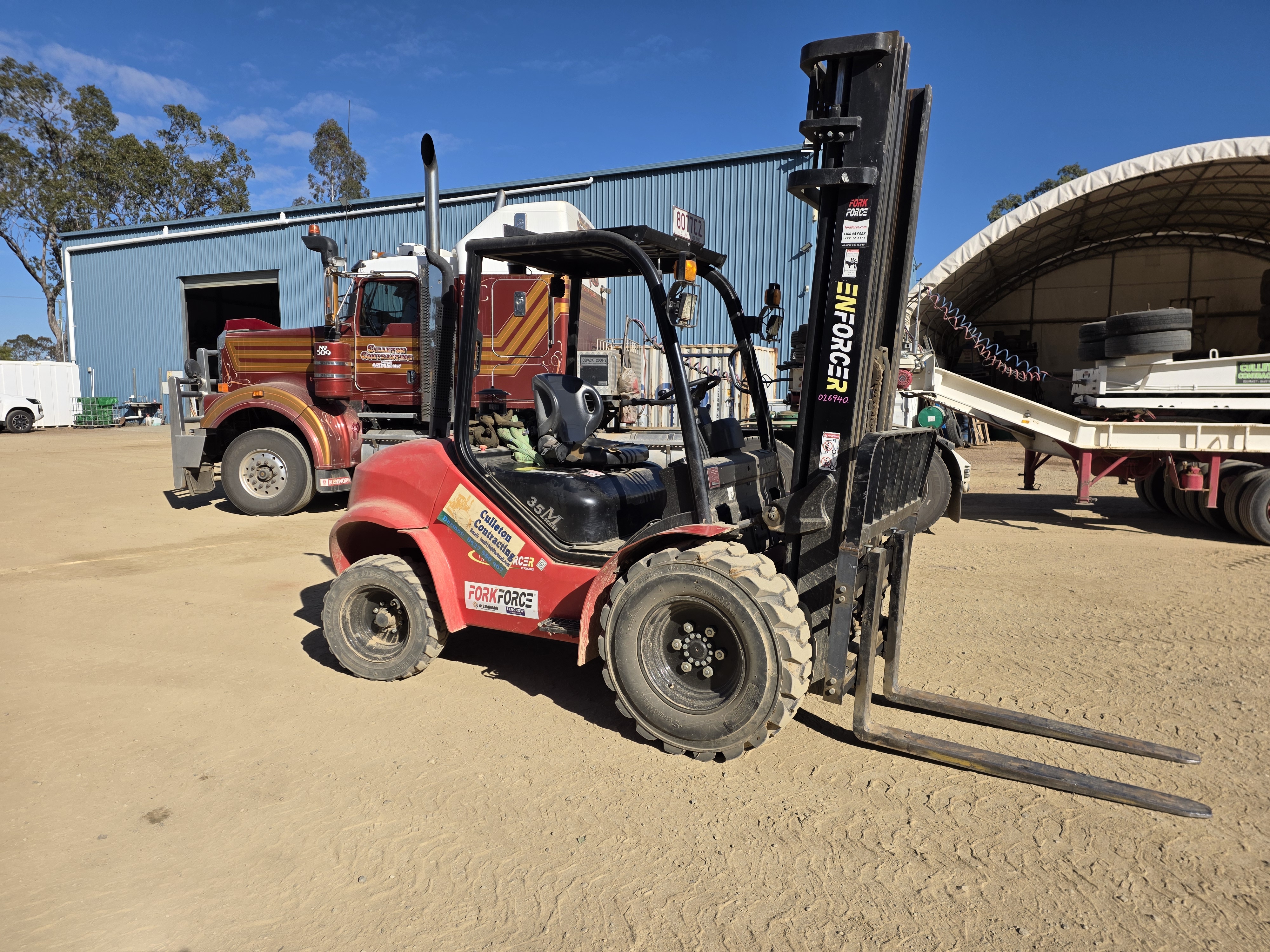 2021 Enforcer 35 M All Terrain Diesel Forklift