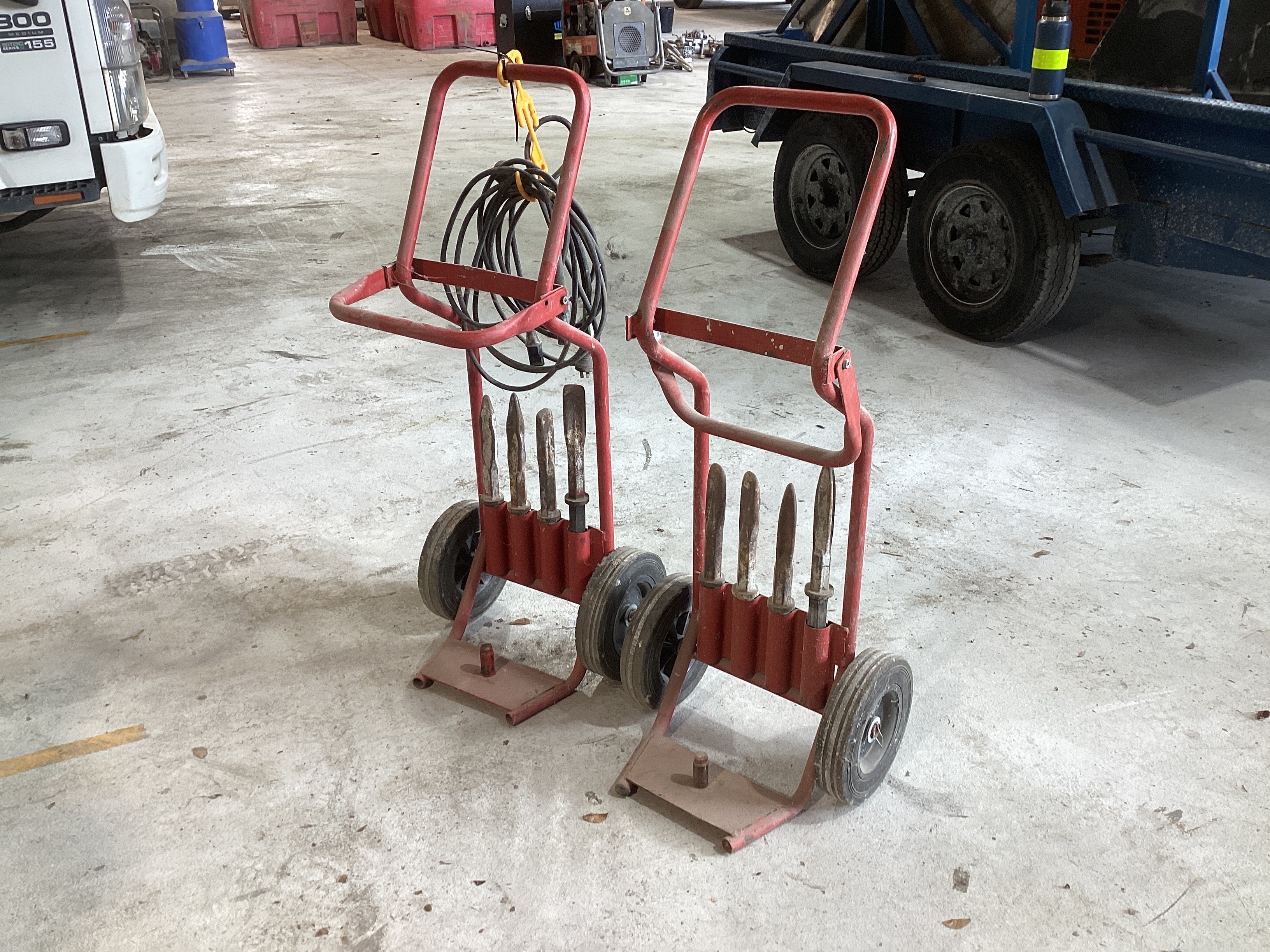 Hilti Jack Hammer Trolley and Spare Parts