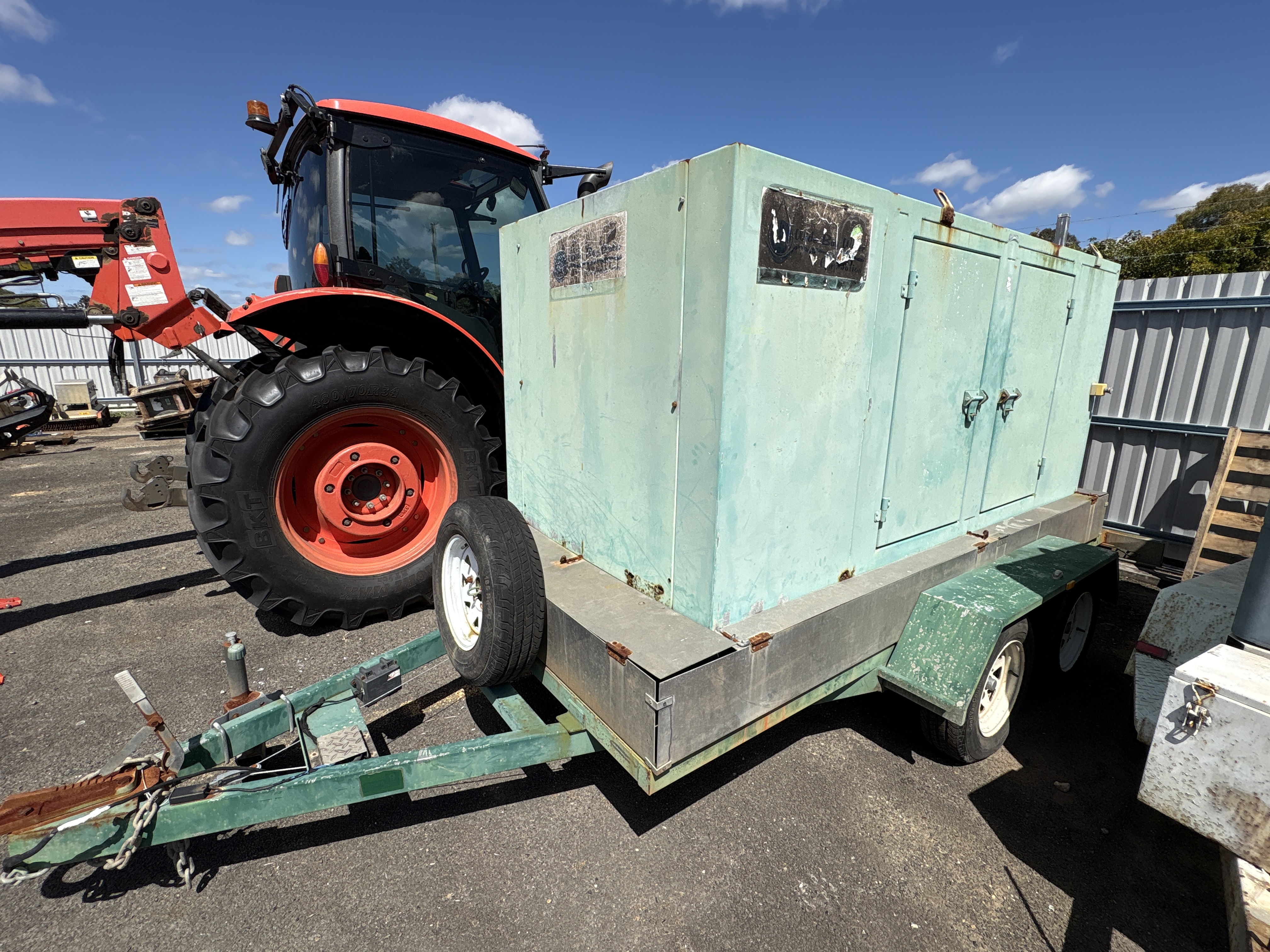 2008 Urangan Trailer Services Allight 40KVA Generator Dual Axle Trailer