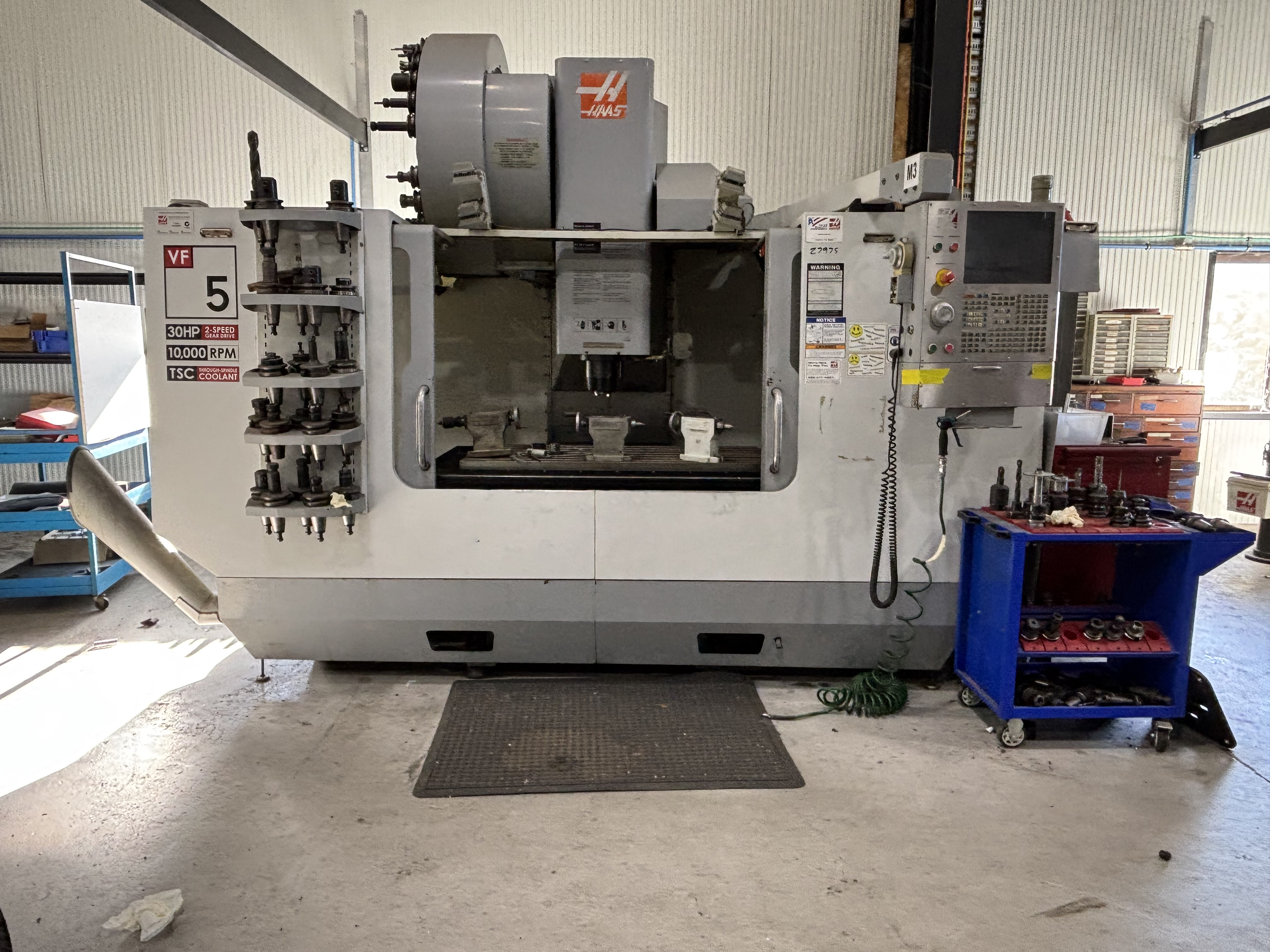 8 · 2006 Haas VF-5/50 CNC Vertical Machining Centre