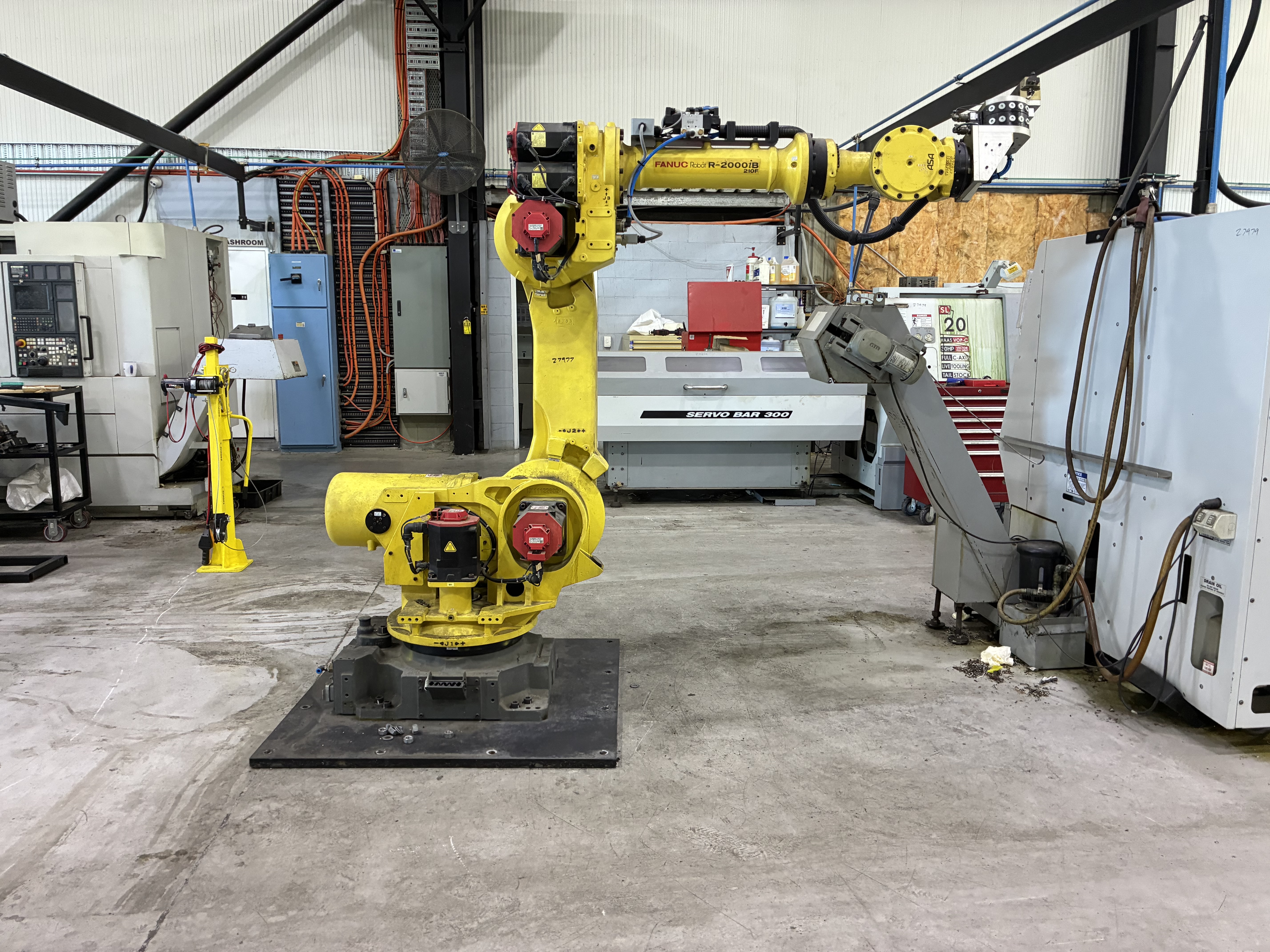 2012 Fanuc R-2000iB/210F 6-Axis Industrial Robot with R-30iA Controller