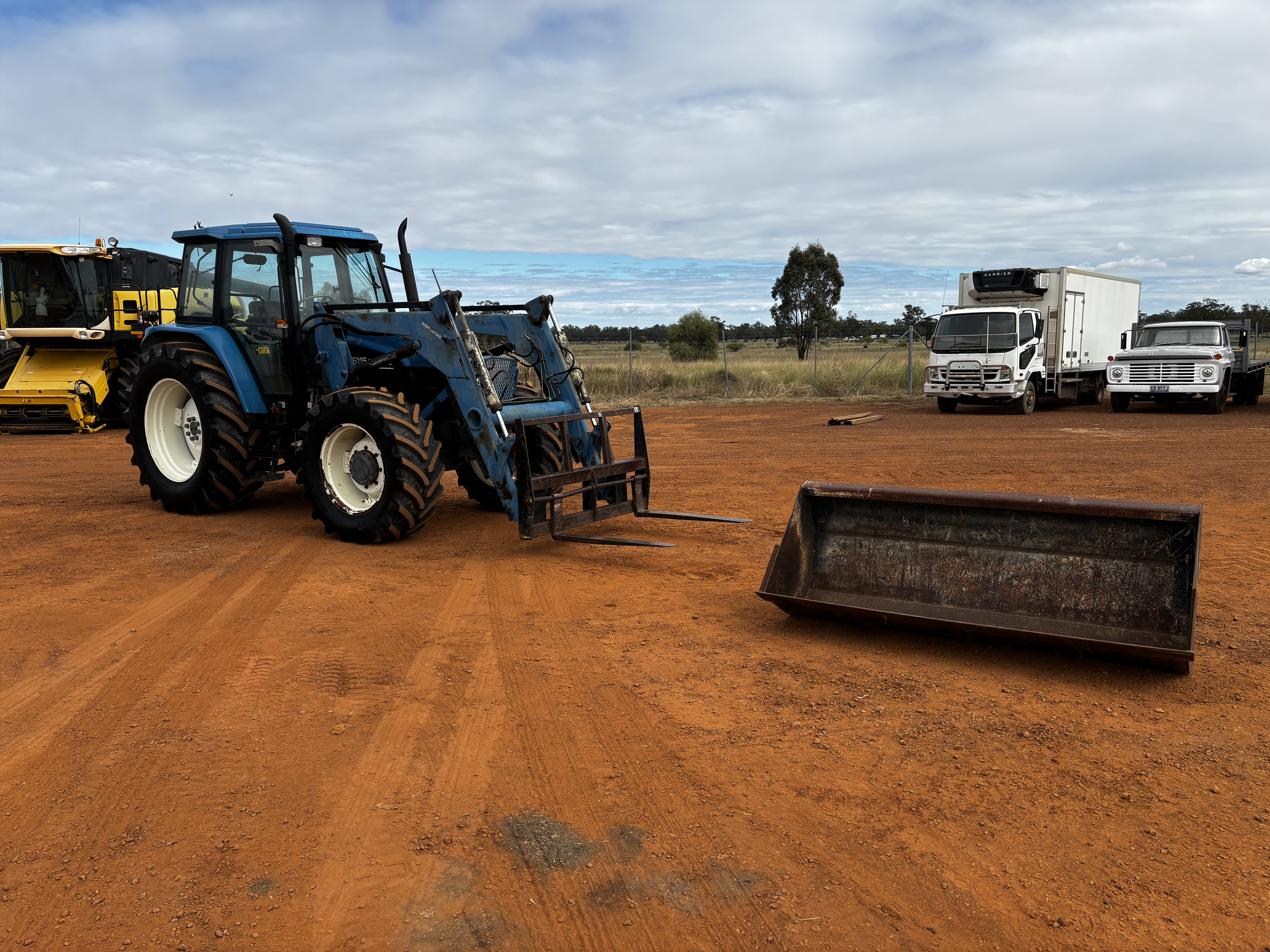 2001 New Holland TS115 Tractor and Attachments