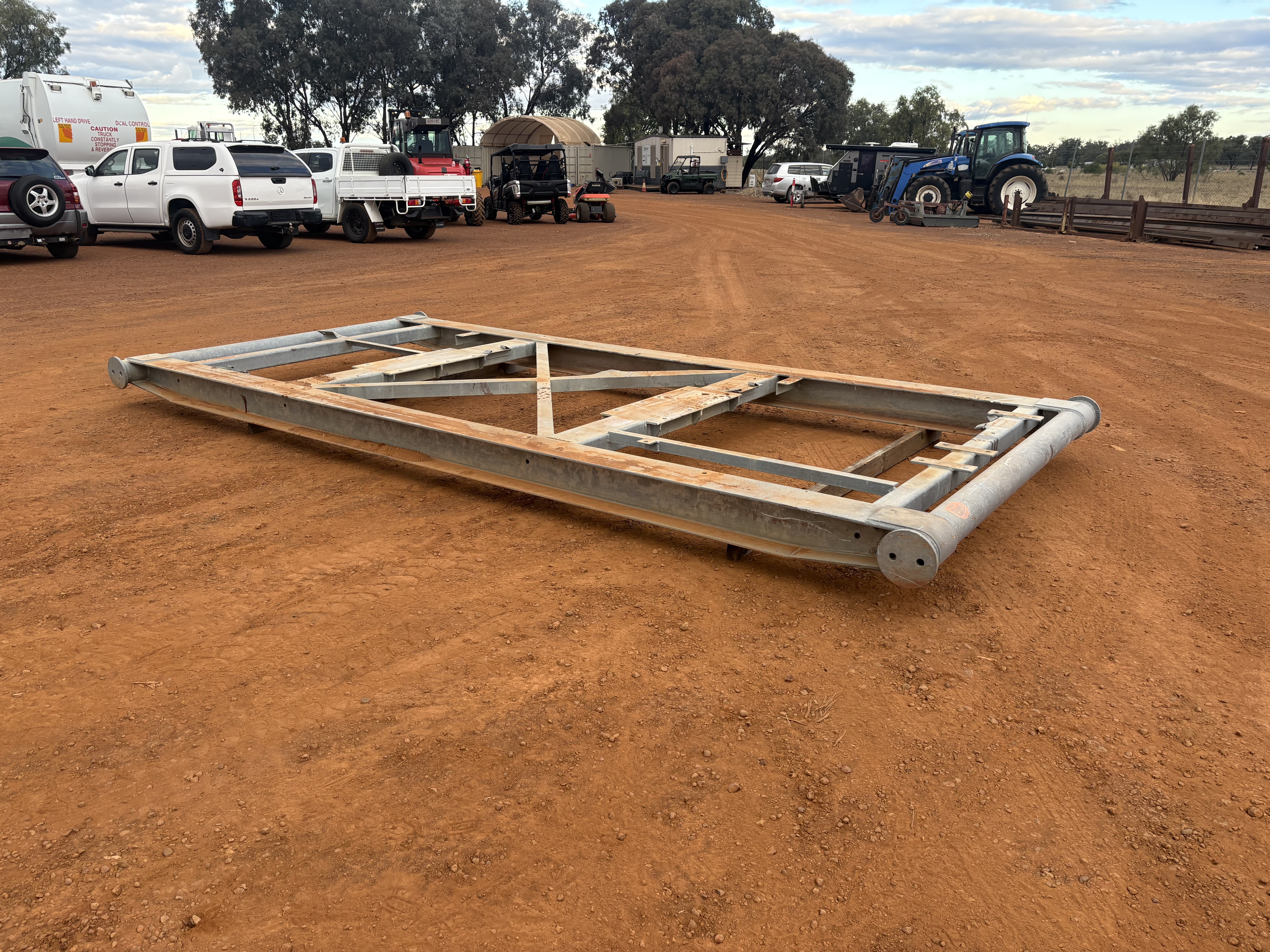 1 x Heavy Duty Steel Skid