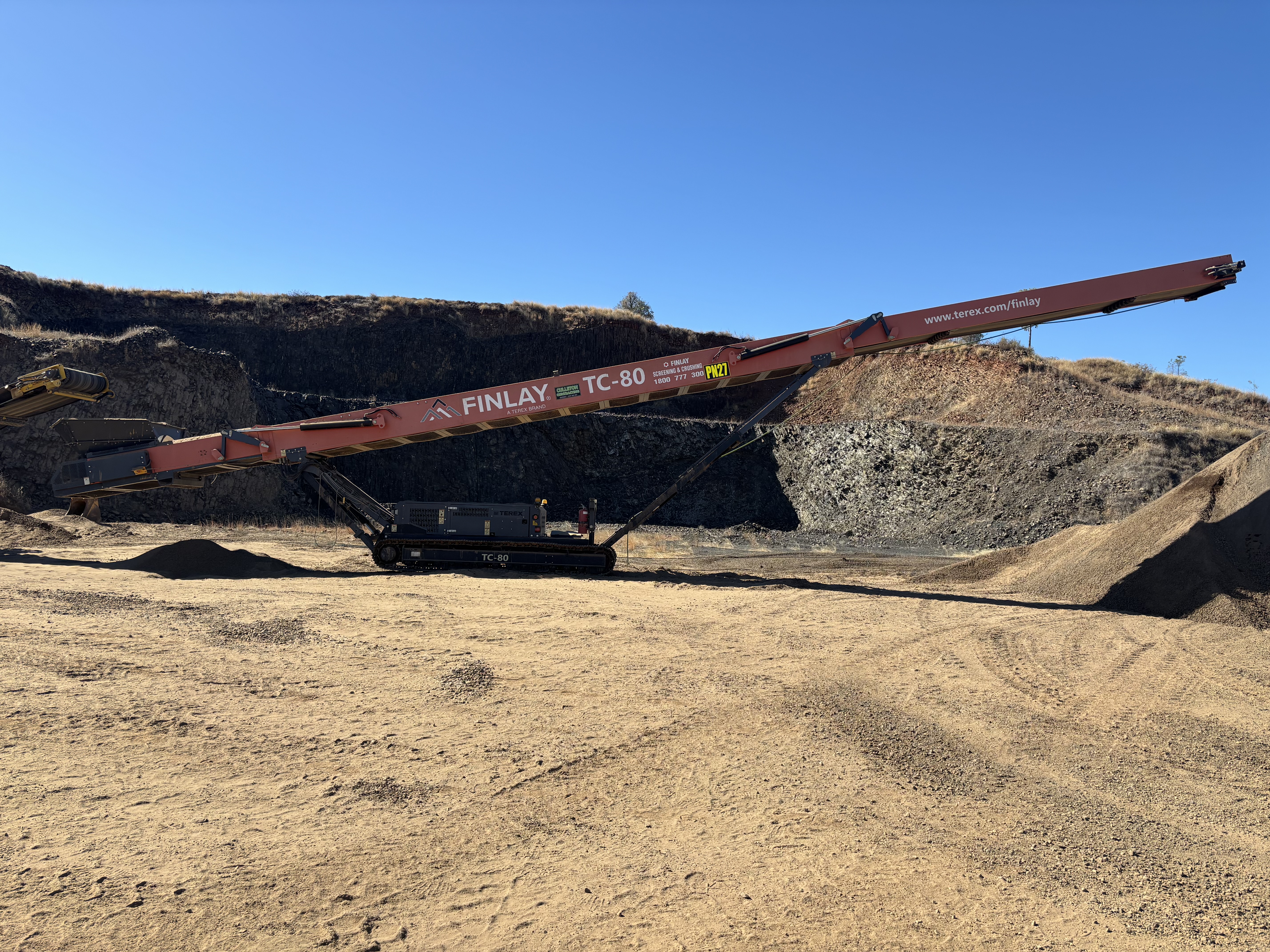 2023 Terex Finlay TC-80 Tracked Conveyor Stacker