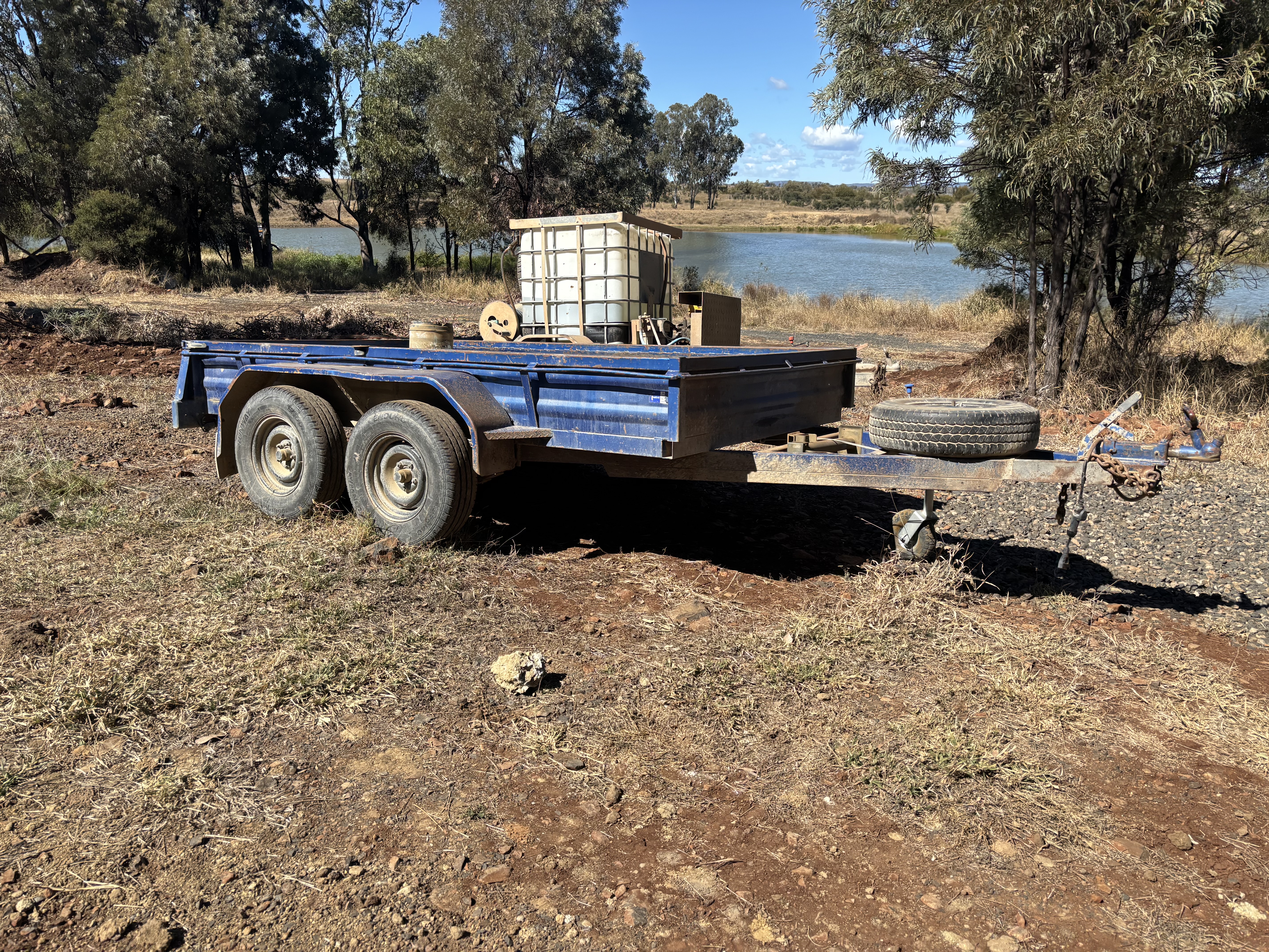 2009 Just Trailers 10x6' Dual Axle Box Trailer