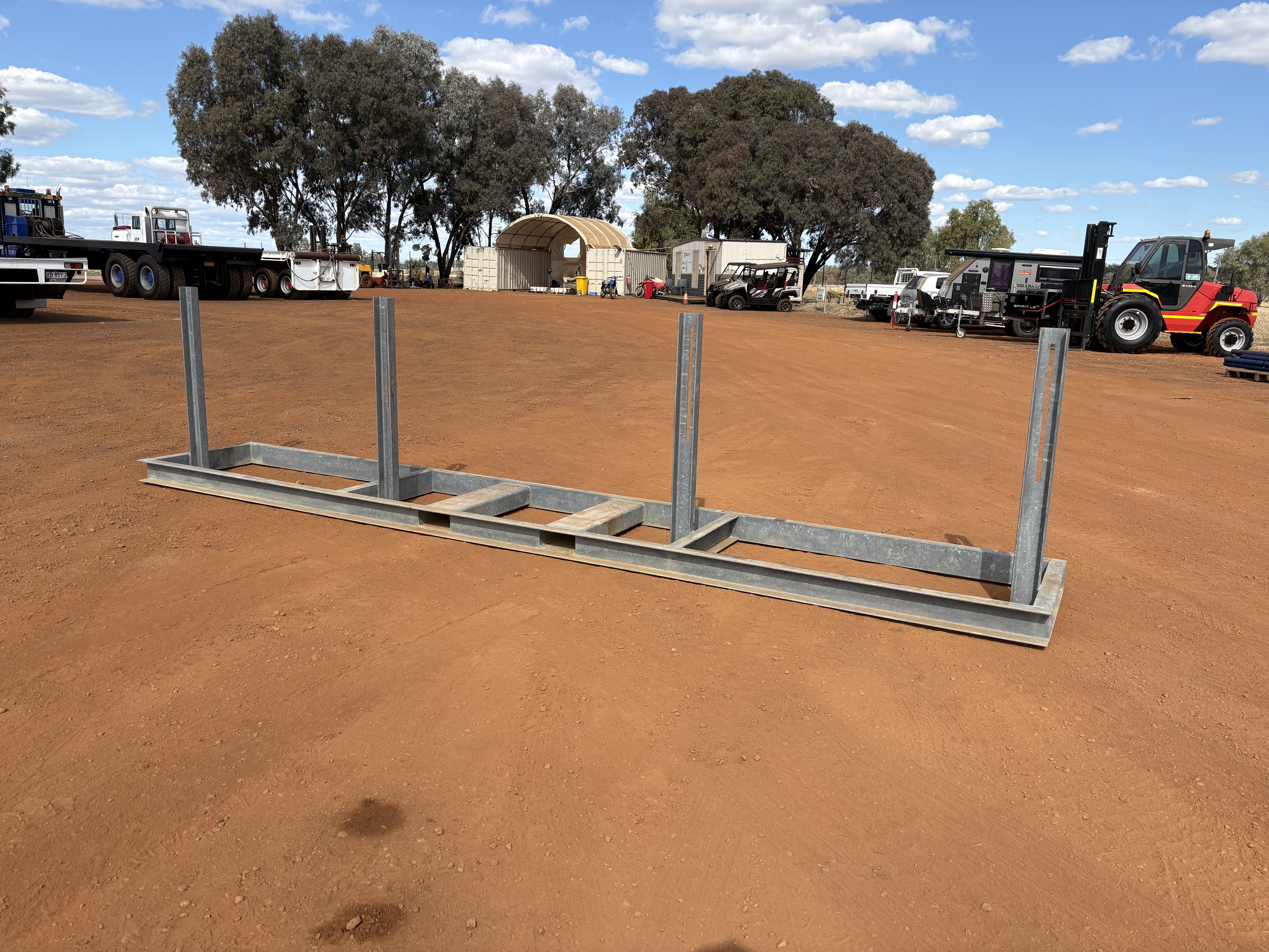 1 x Wall Mounted Steel Work bench