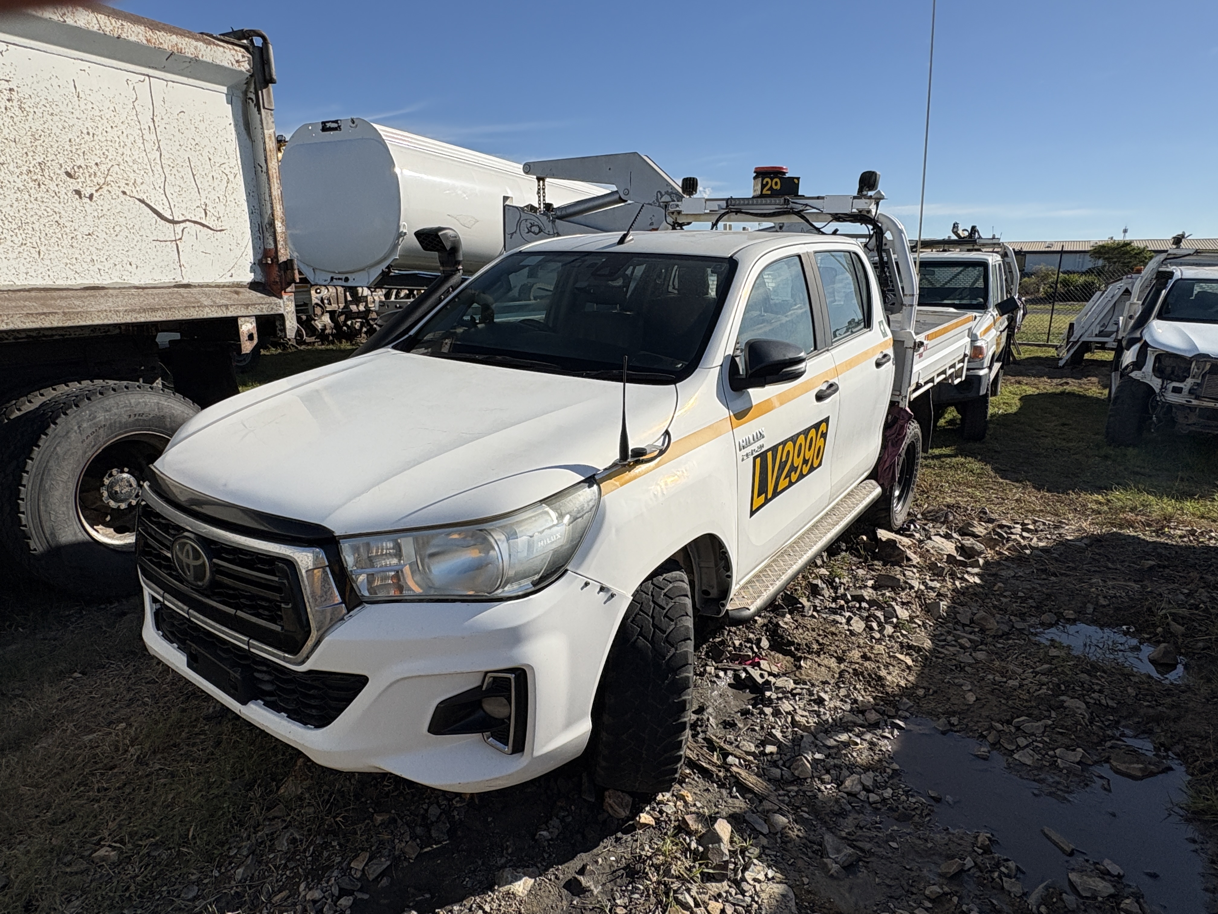 8 · 2021 Toyota Hilux SR 4x4 Dual Cab Ute *Ex Mine Vehicle*
