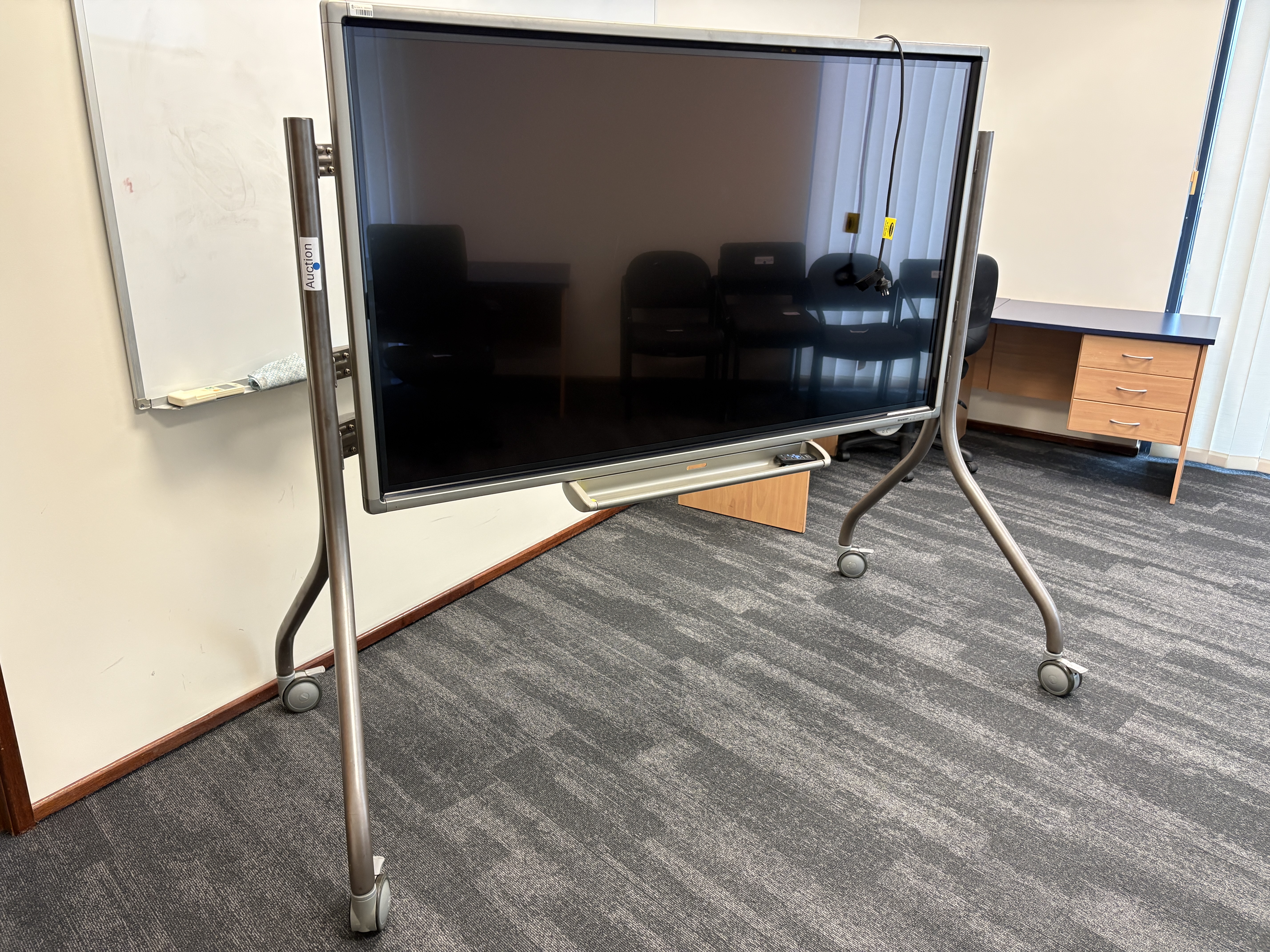Sharp LCD Monitor On Trolly Stand