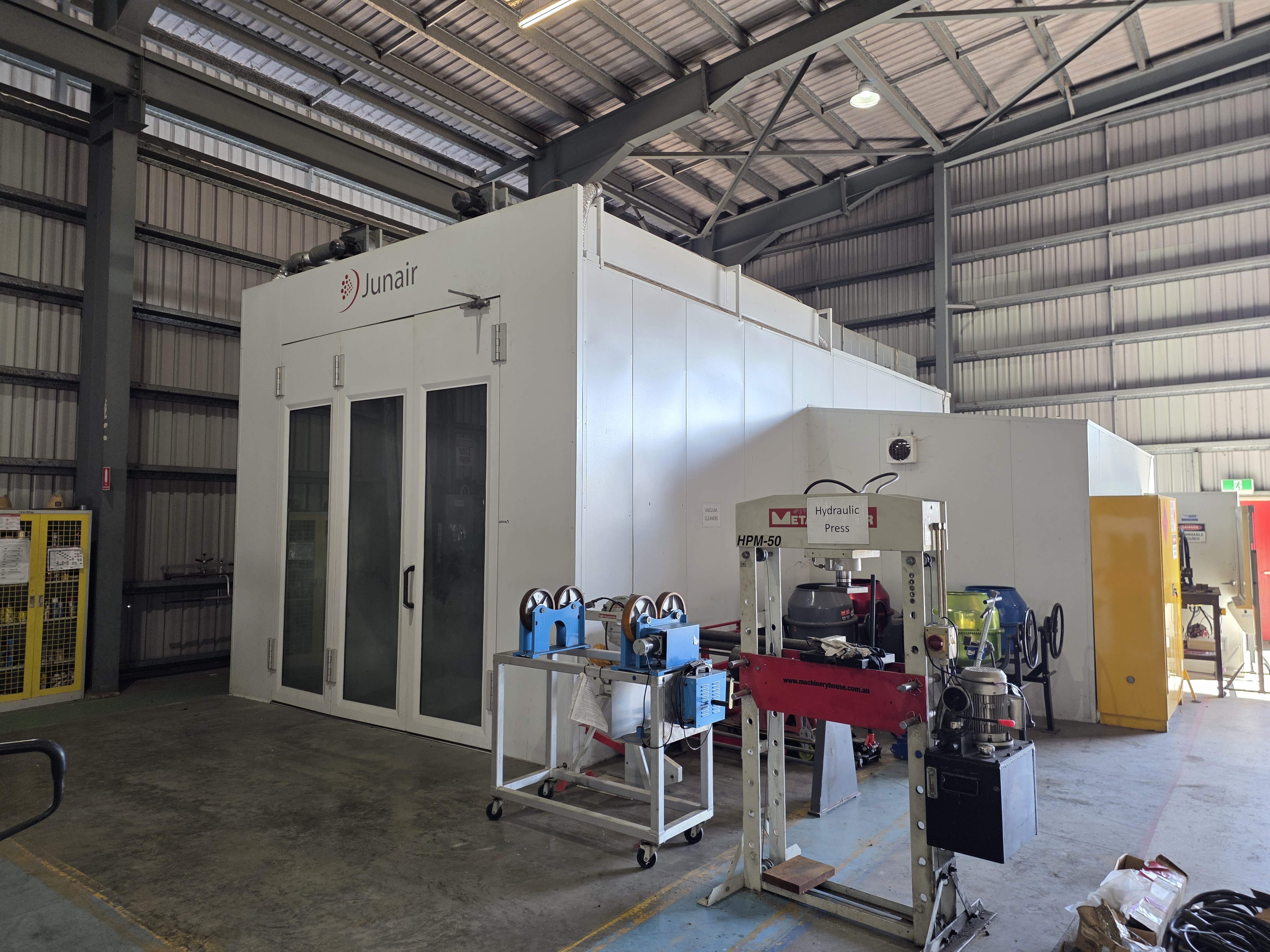 7 · 2022 Junair Paint Booth & Storage Unit