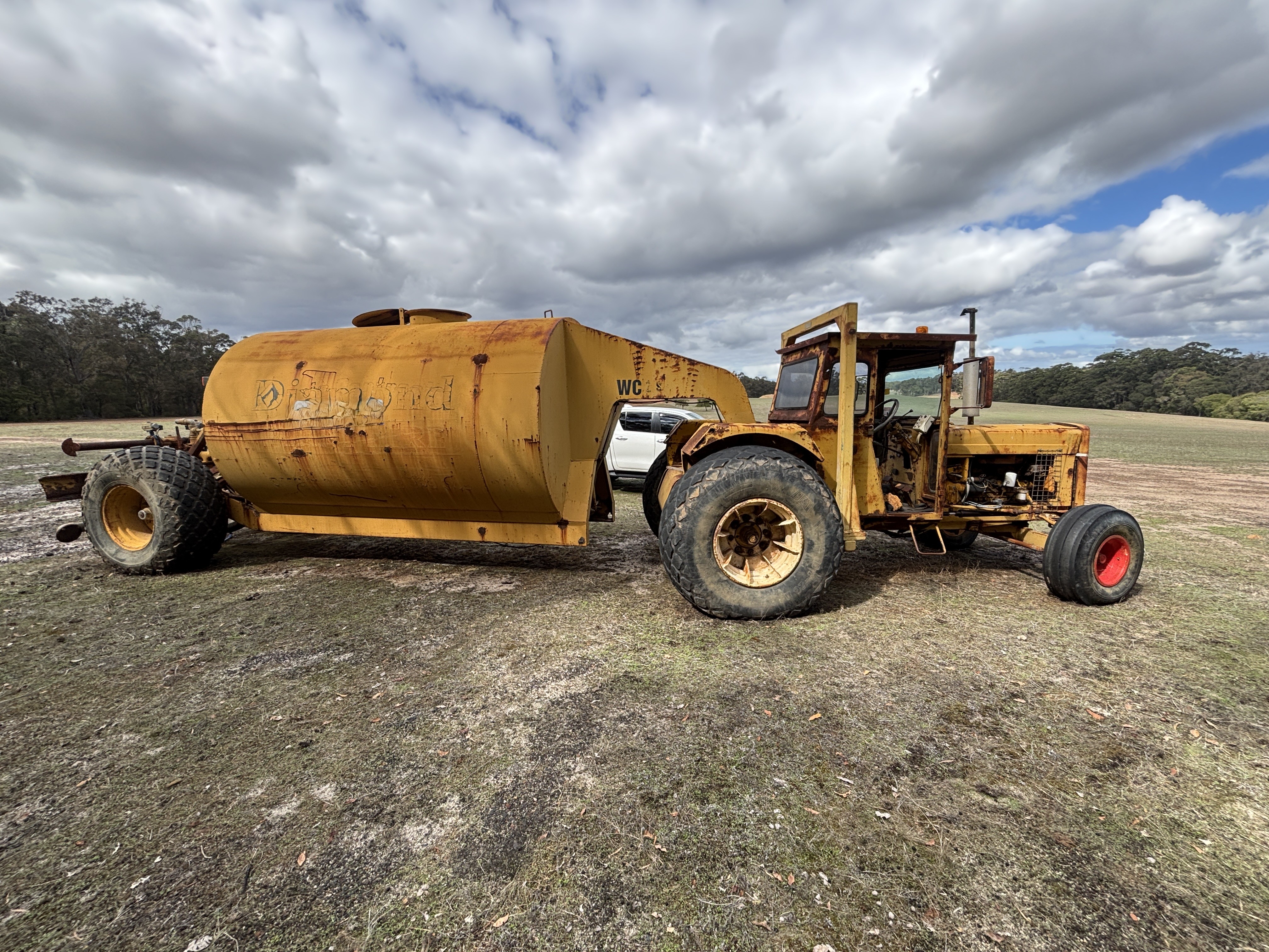 8 · Tractor With Water Cart - Unreserved