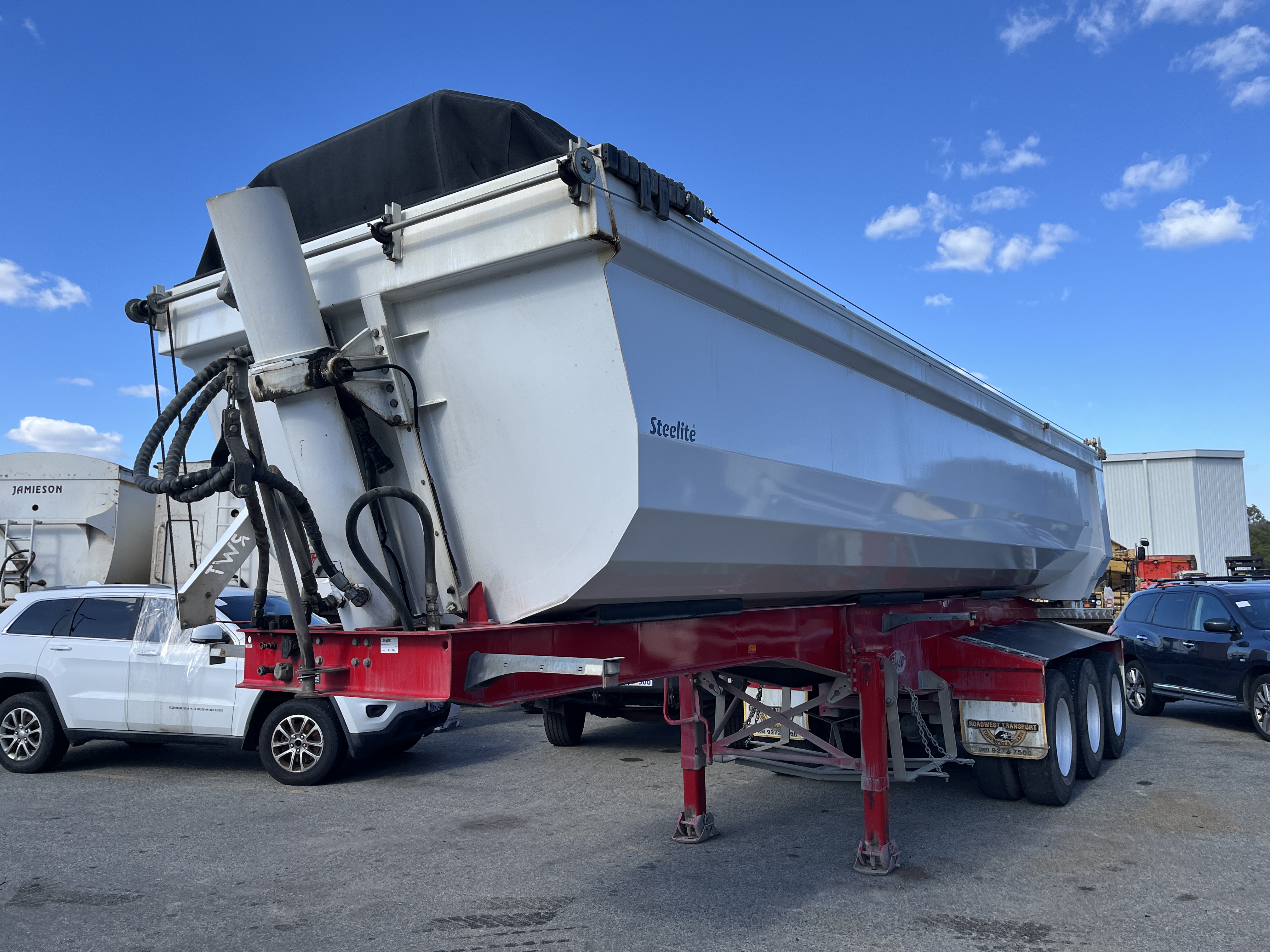 2023 Roadwest Steelite Tri-Axle End Tipper