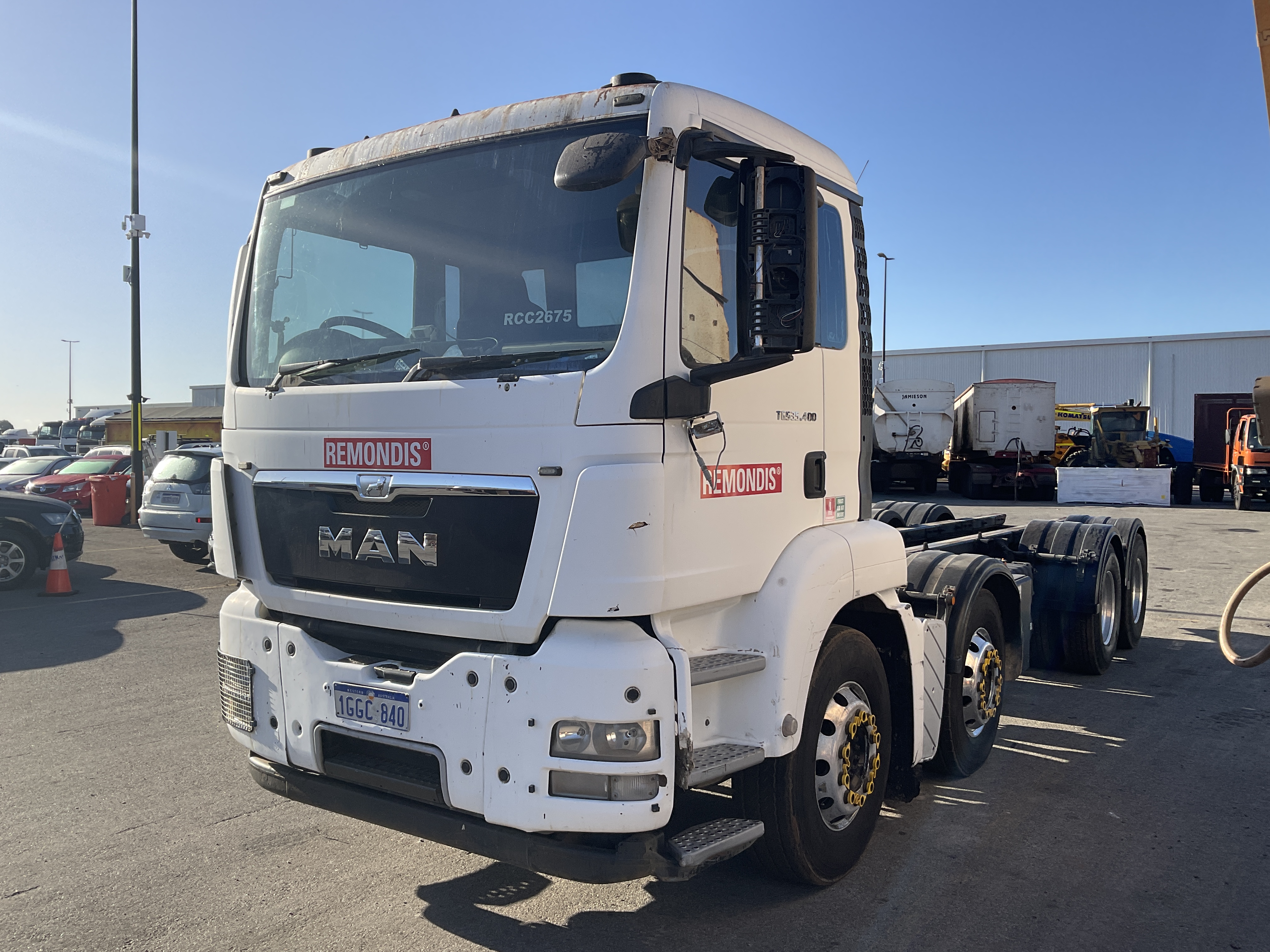 2016 Man TGS 8x4 Cab Chassis