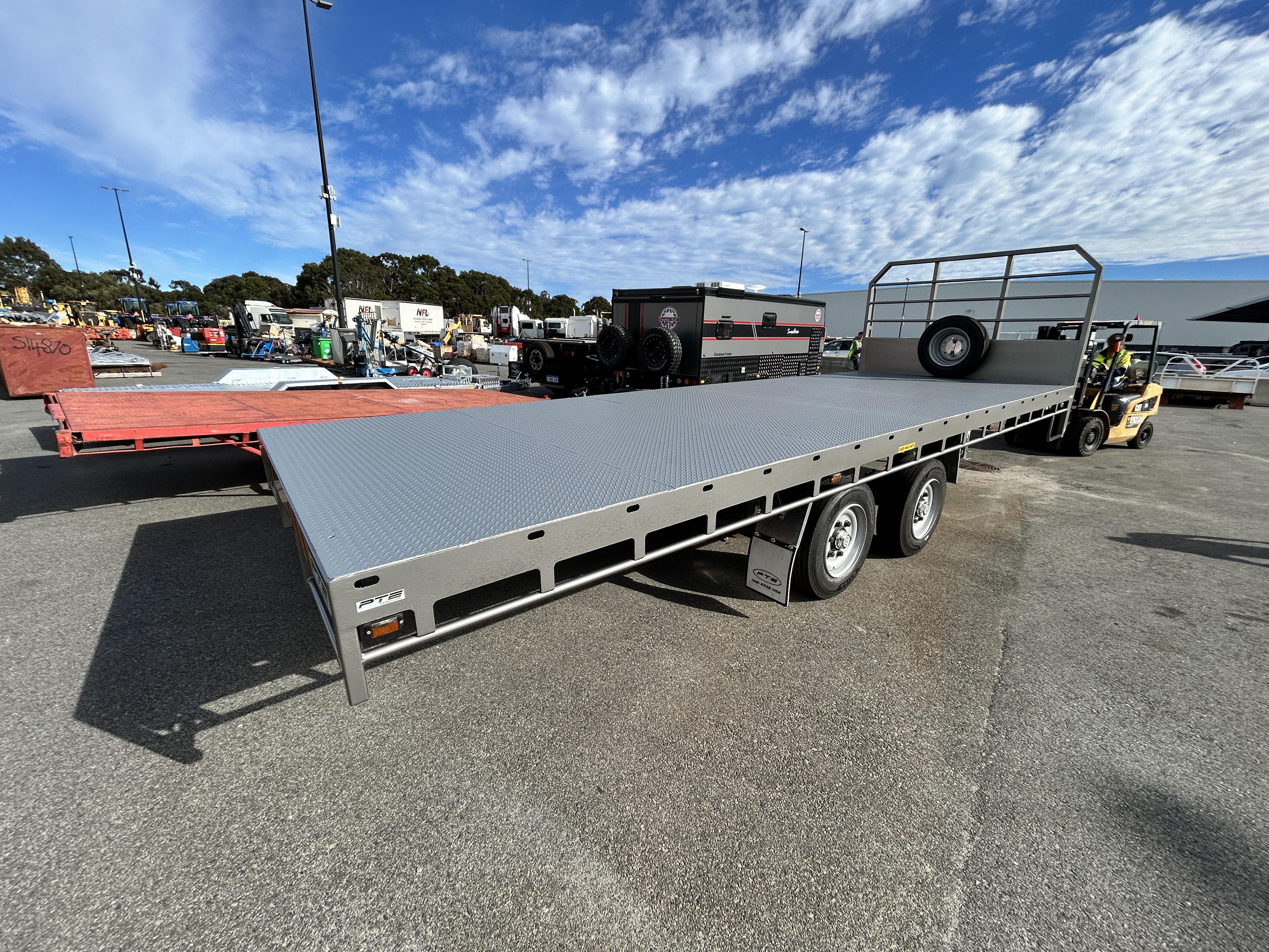 2026 Pte Group 9 Ton Flat Top Dual Axle