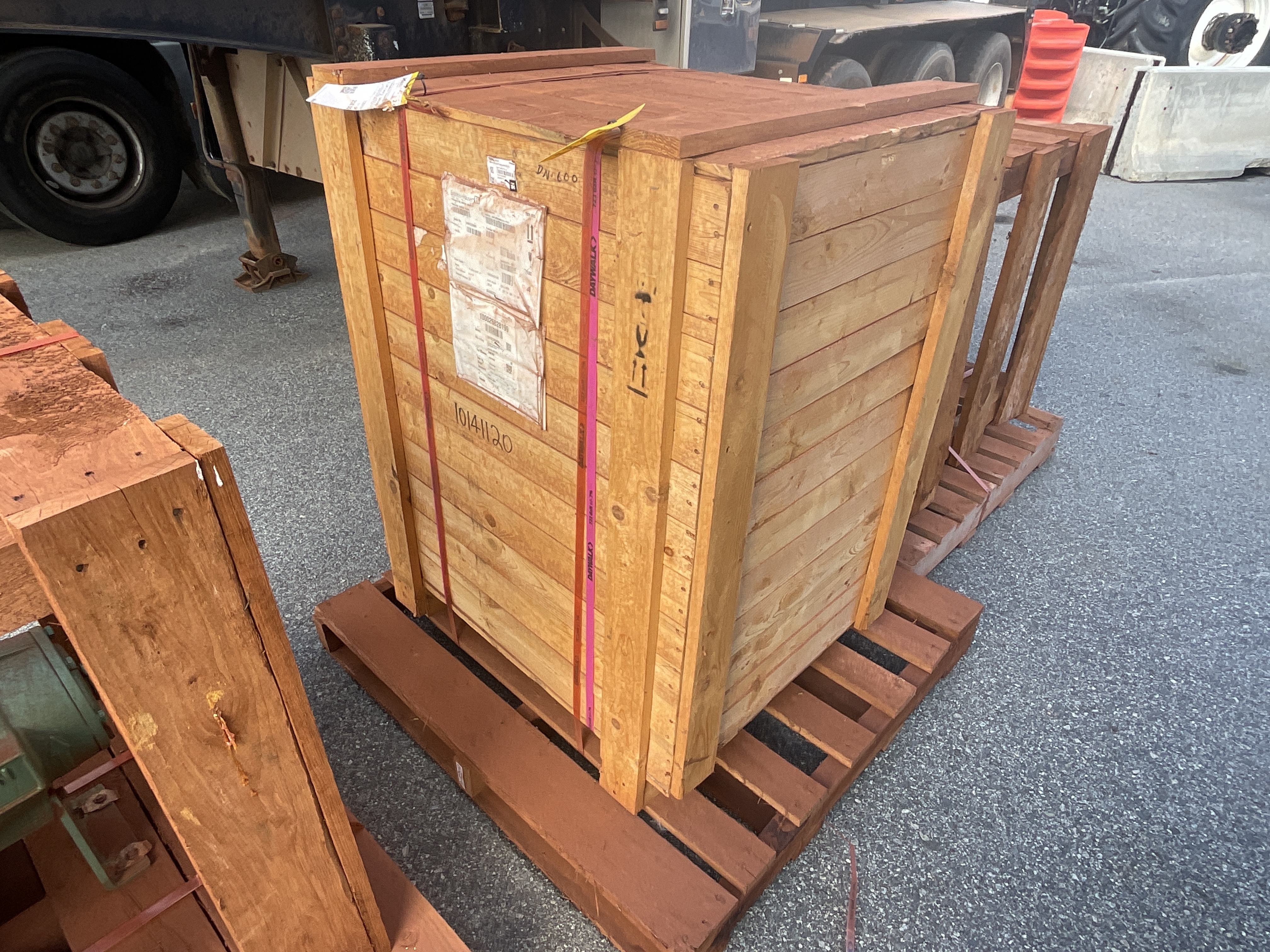 Pallet with Endress and Hauser Flowmeter
