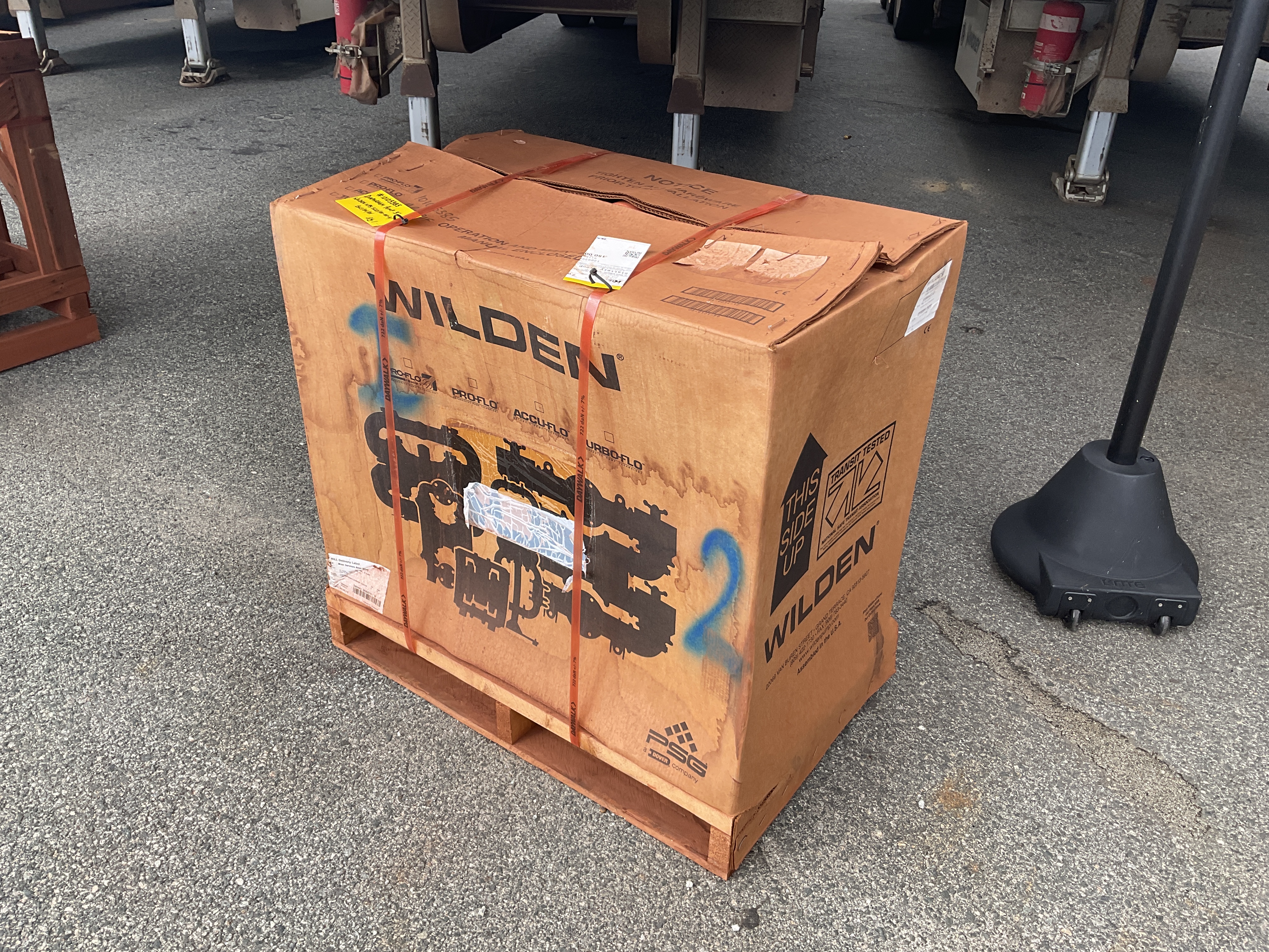 1 Pallet with Wilden Diaphragm Pump 3"