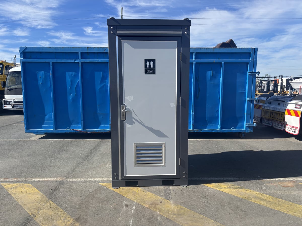 12 · Unused Single Portable Toilet