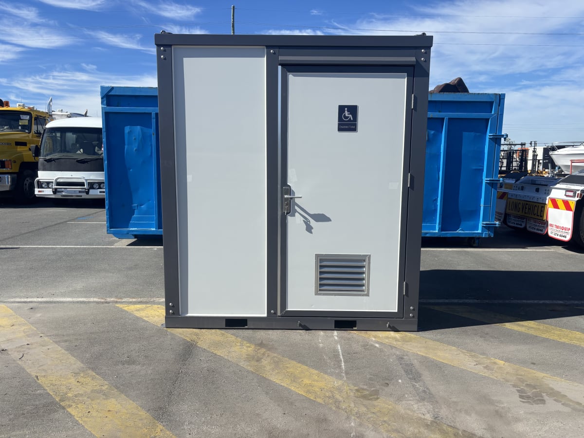 9 · Unused Wheelchair Access Toilet With Ramp & Basin
