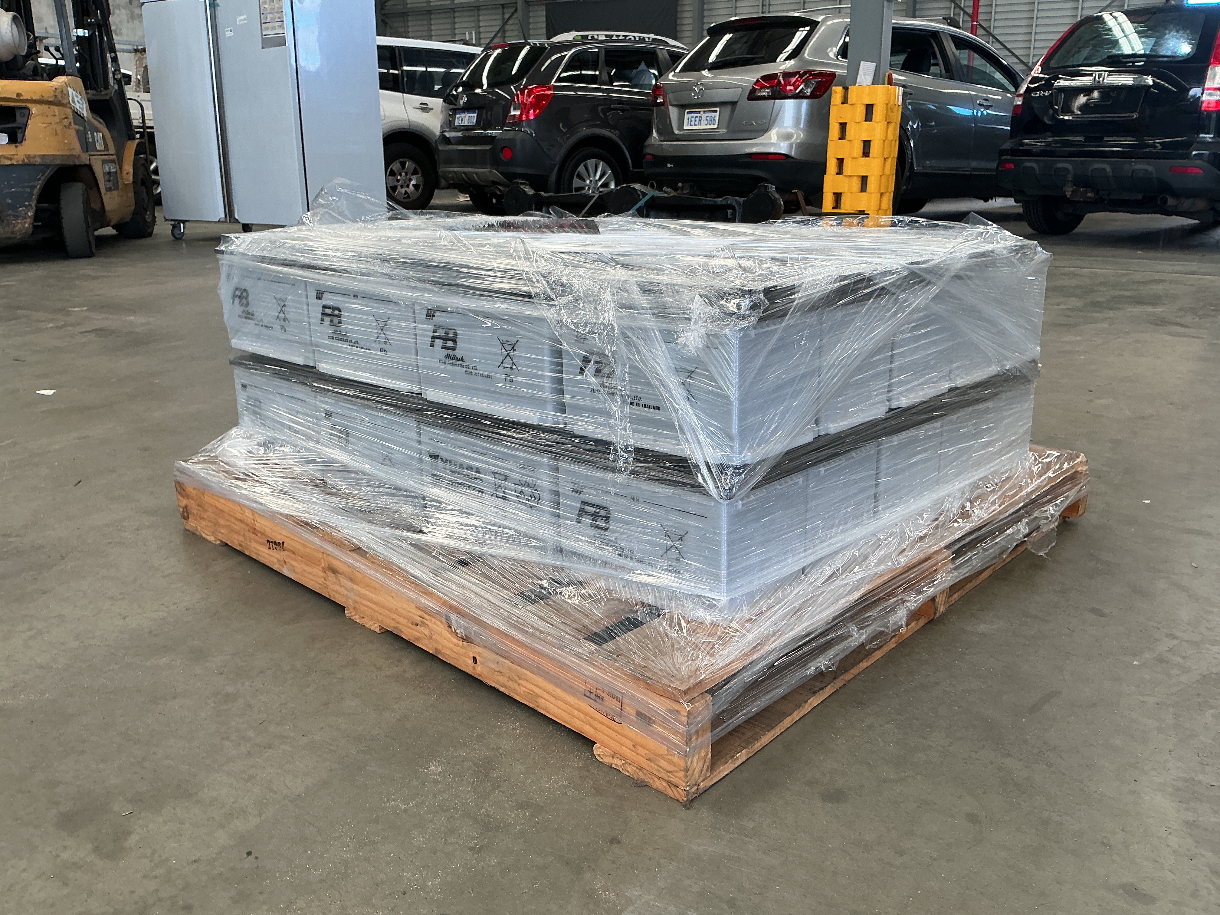 Pallet of Car batteries