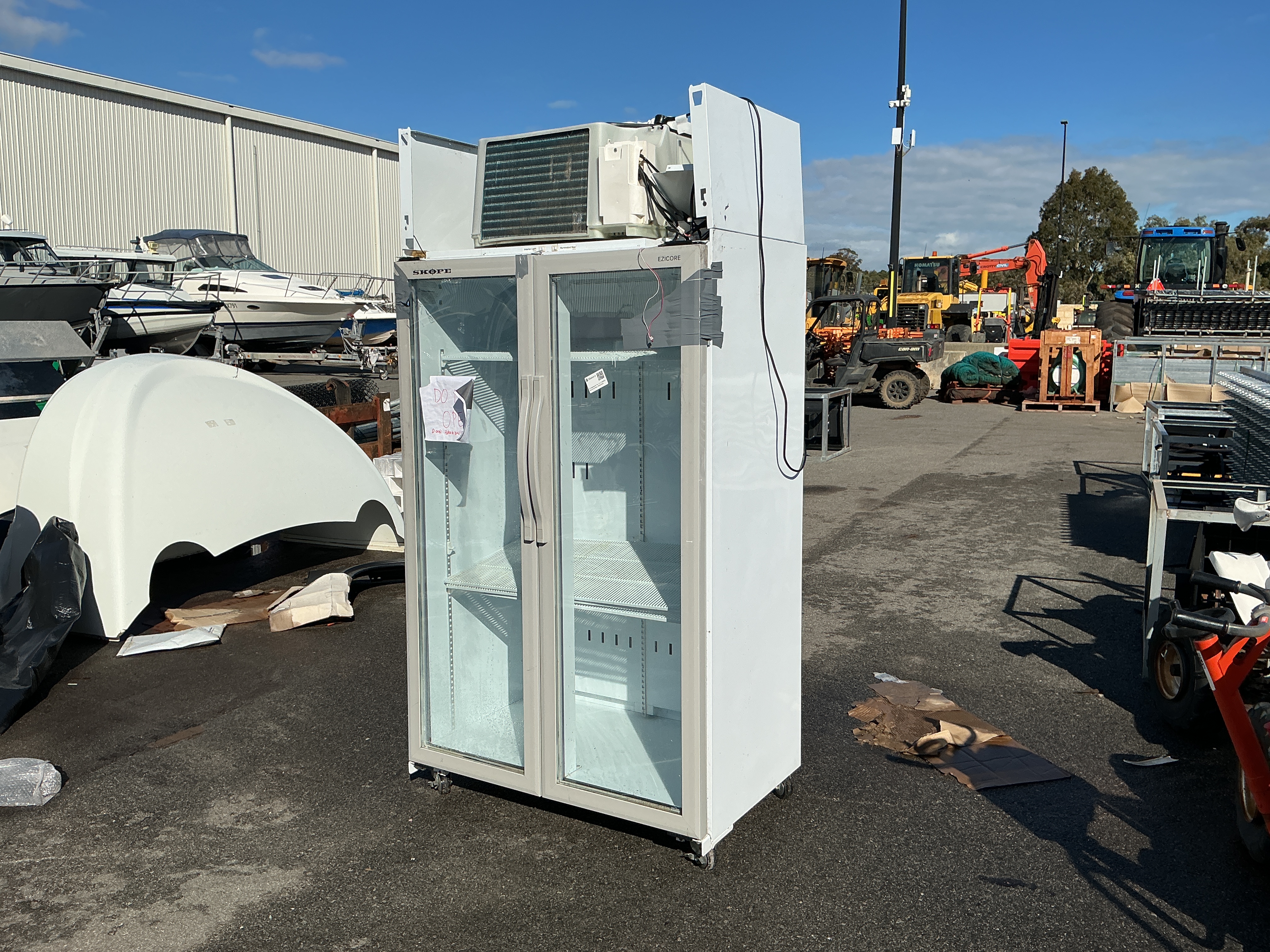 7 · SKOPE Double Door Commercial Fridge