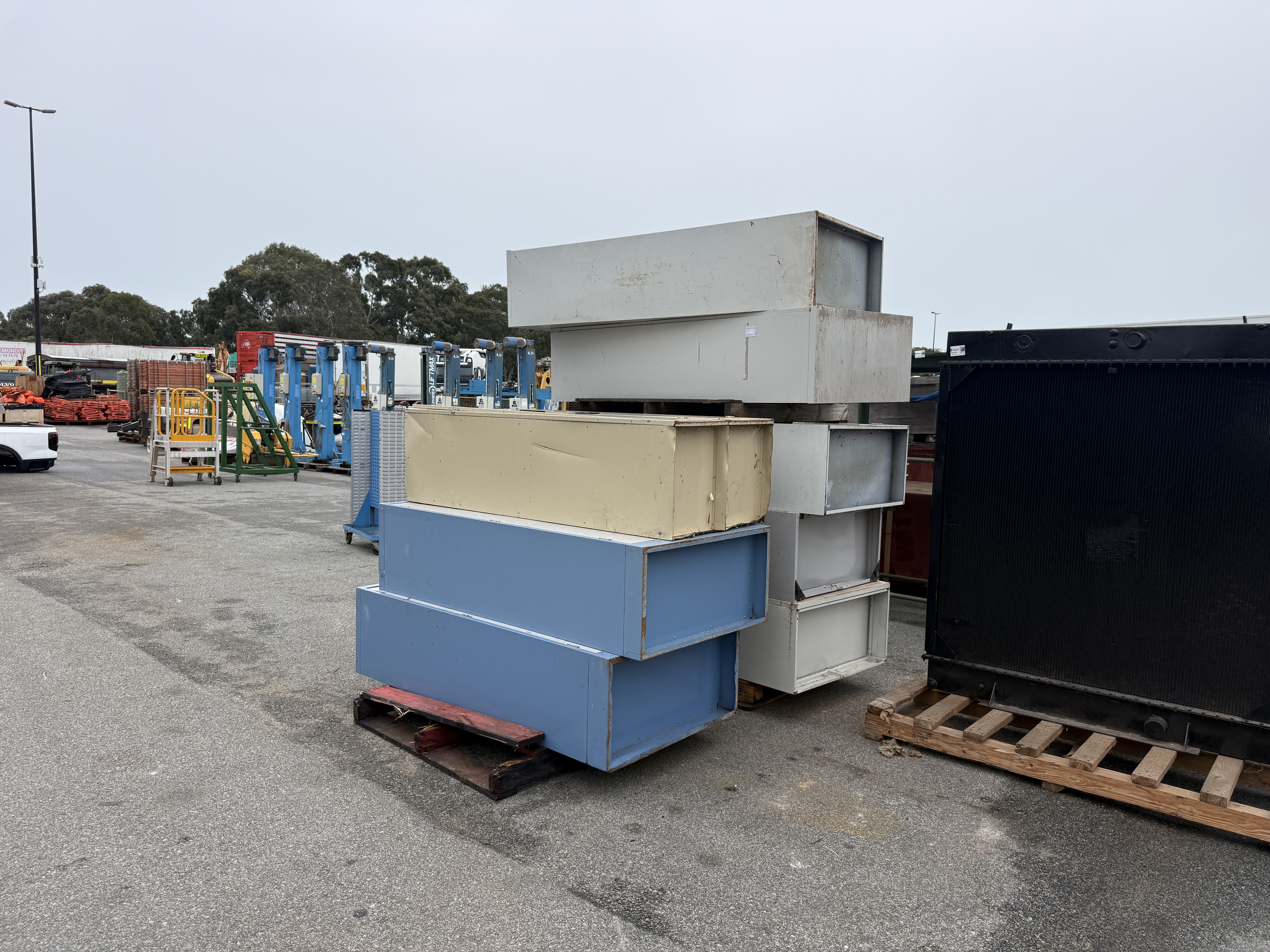 8x Various Steel Cupboards