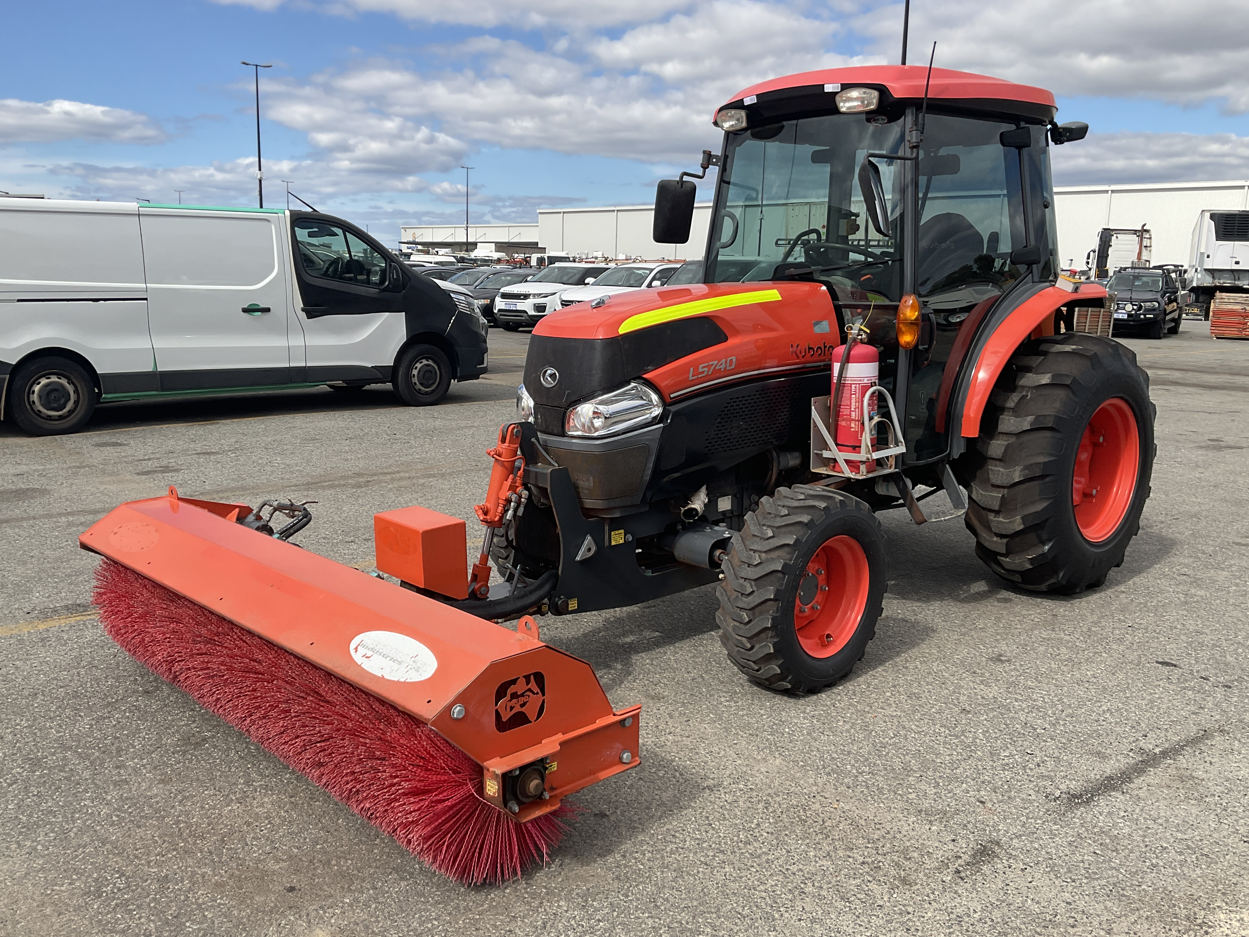 3 · Kubota L5740D With Broom