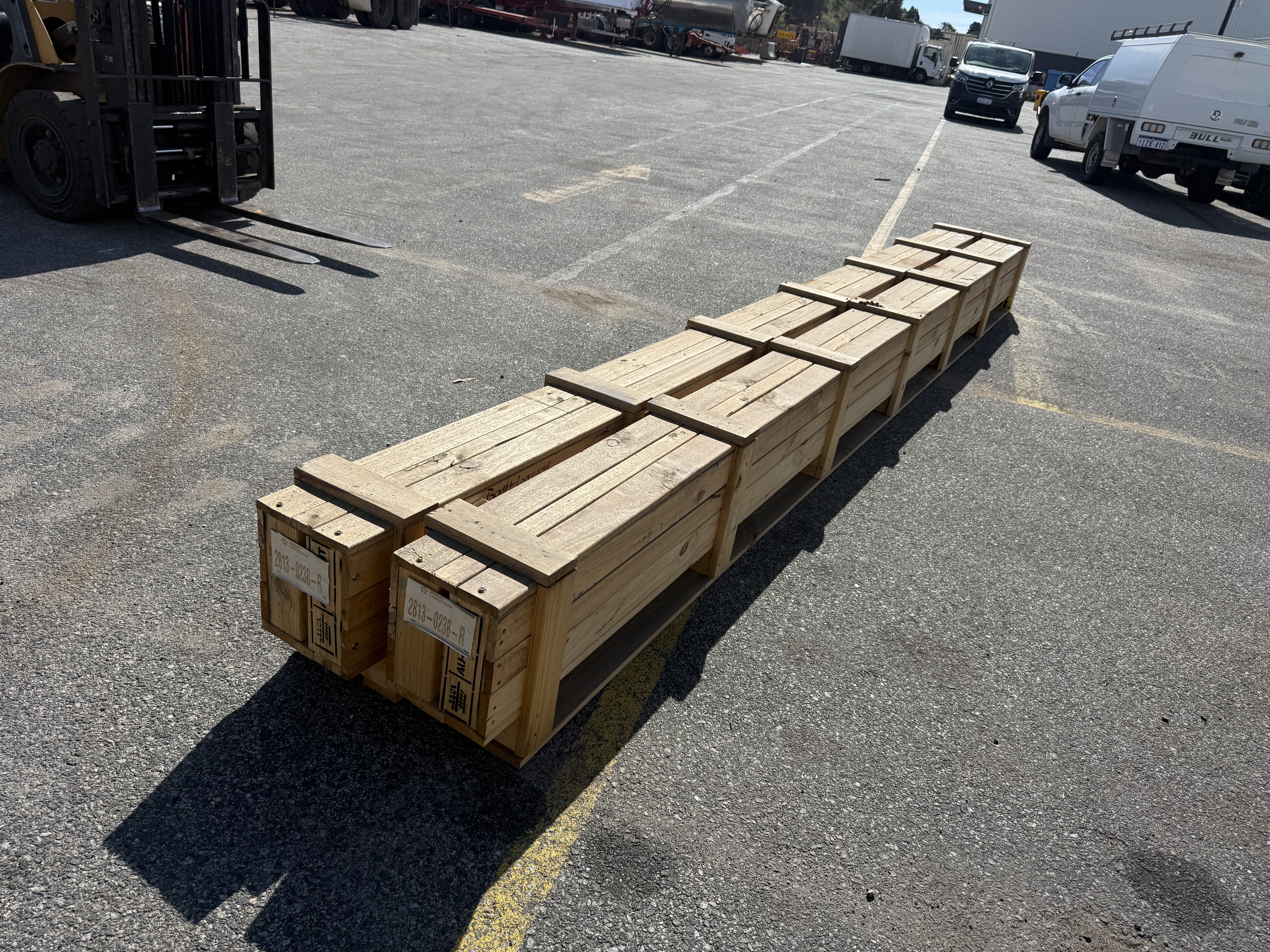 2x Schramm 660 Feed Cylinders 2813-0238-R