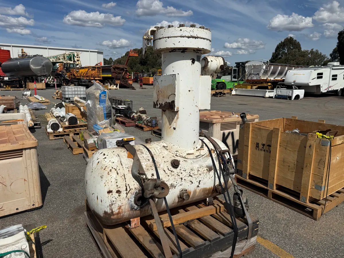 2007 S.P. McLean Engineering Used S.P. McLean T-Tank Air Receiver – Suit KWL700/LC36, Schramm T685 & T130 Drill Rigs Components and Parts