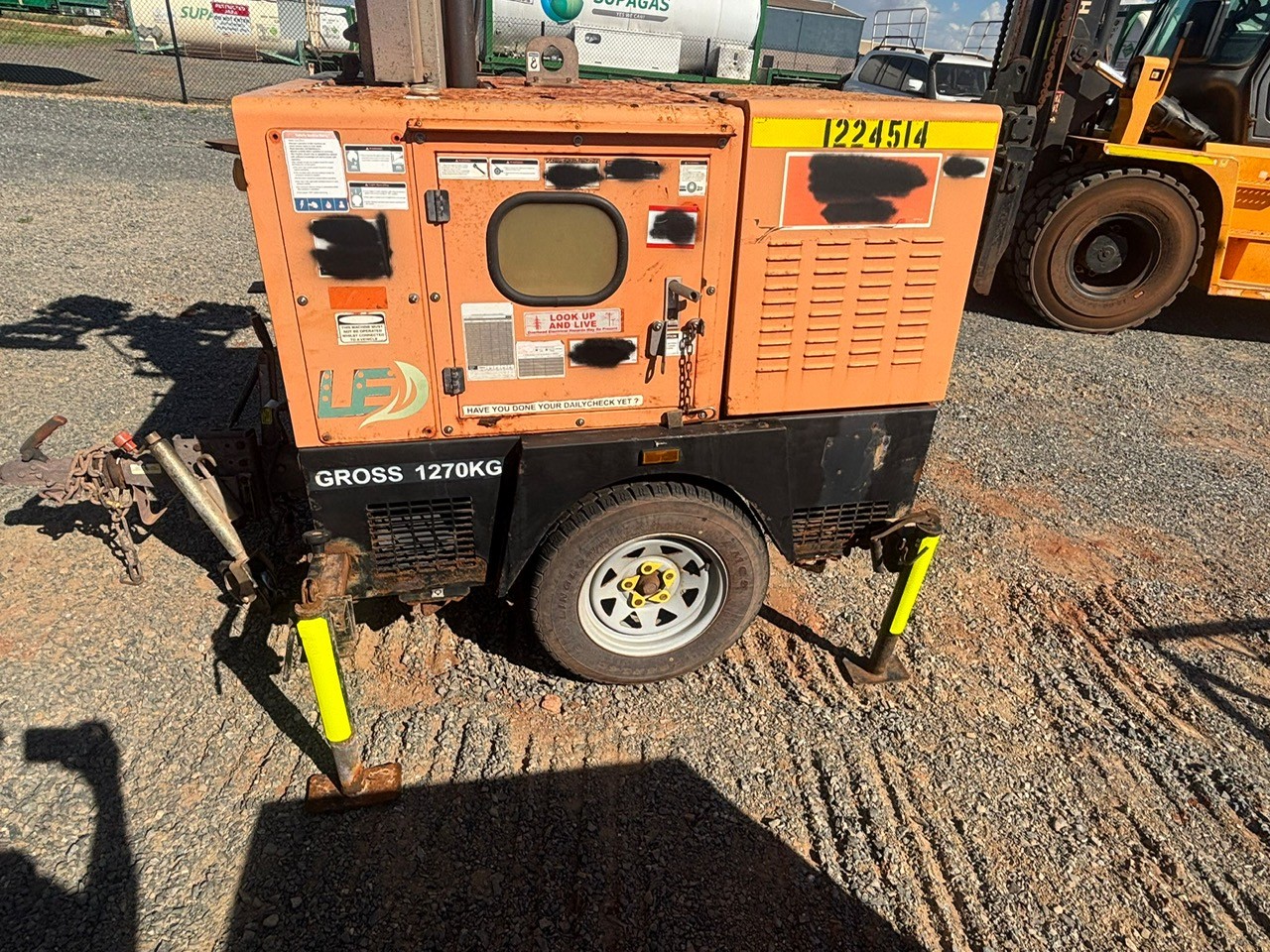 2019 Allight Light Tower Single Axle