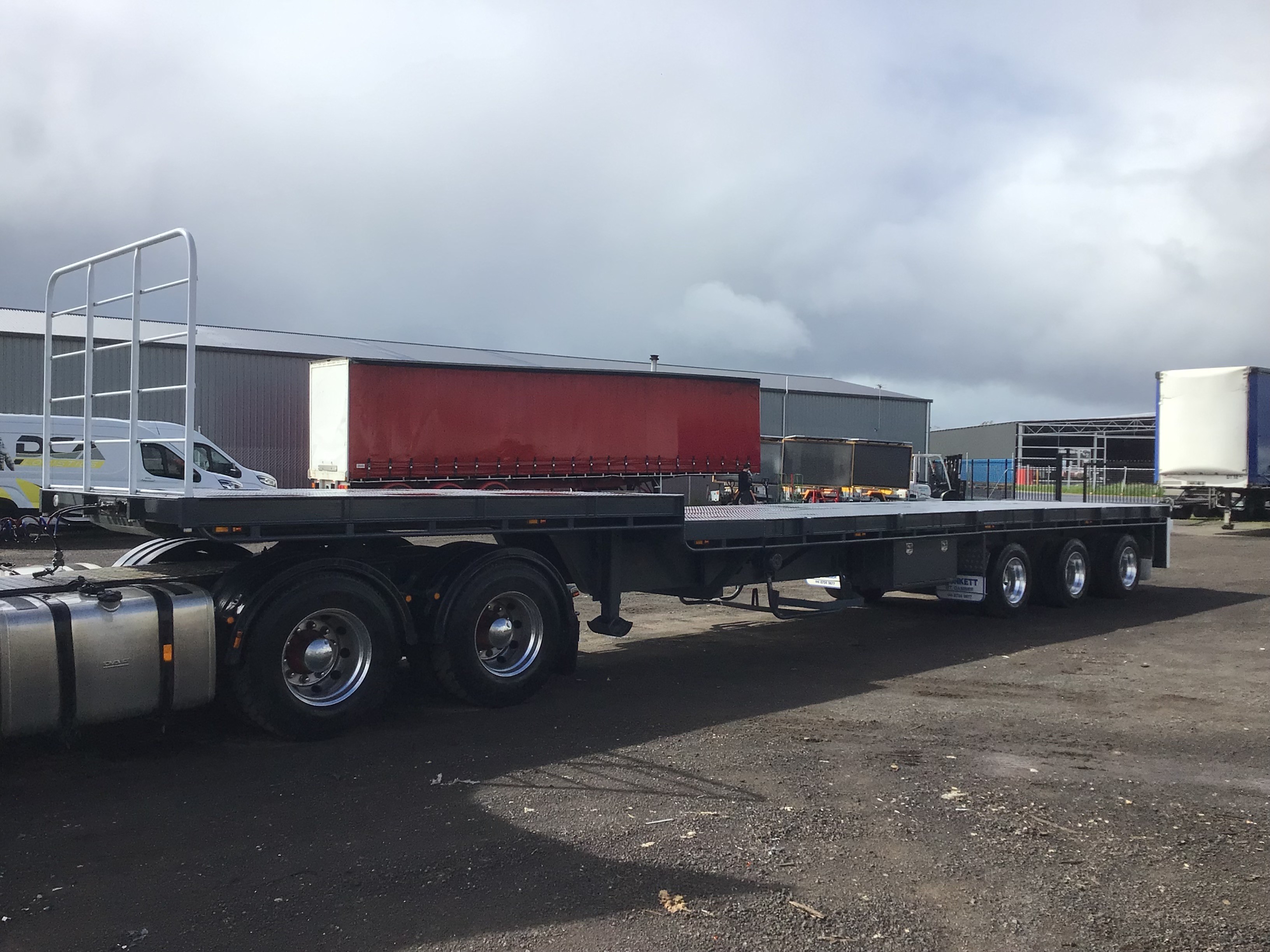 2024 Plunkett Trailers Unused Extendable Drop Deck Trailer