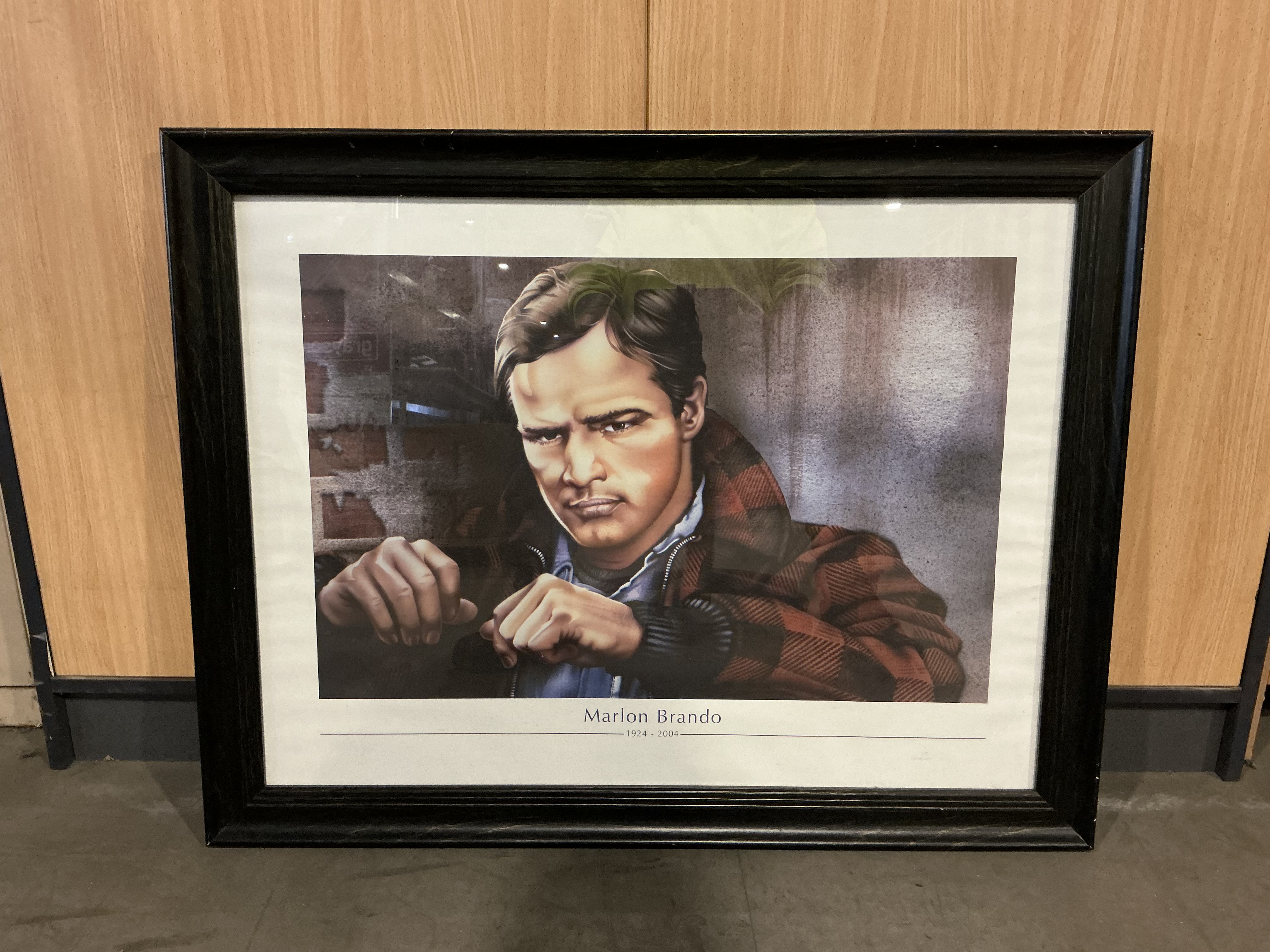 Marlon Brando Print Framed