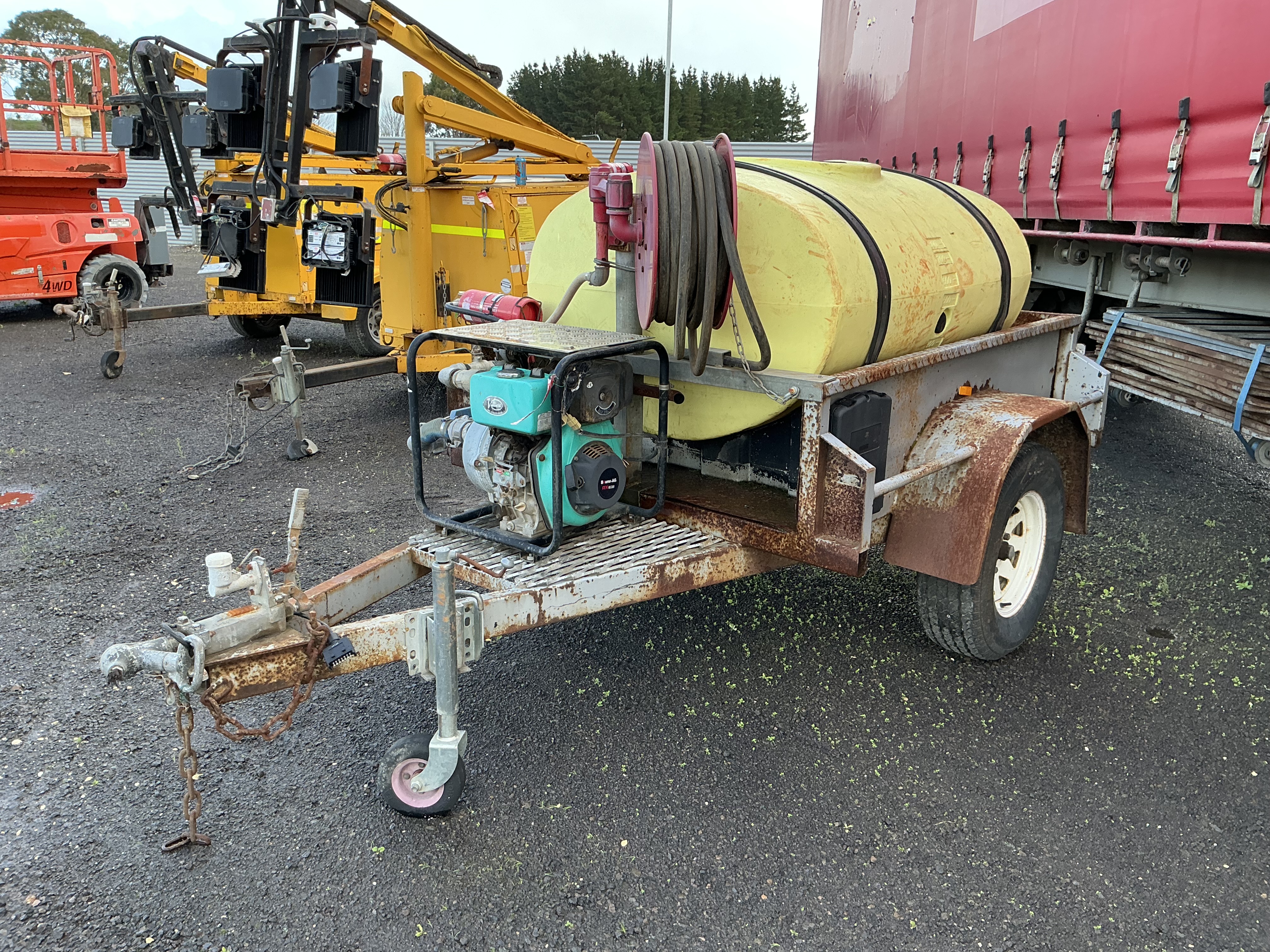 2012 Towpax Single Axle Water Cart Trailer