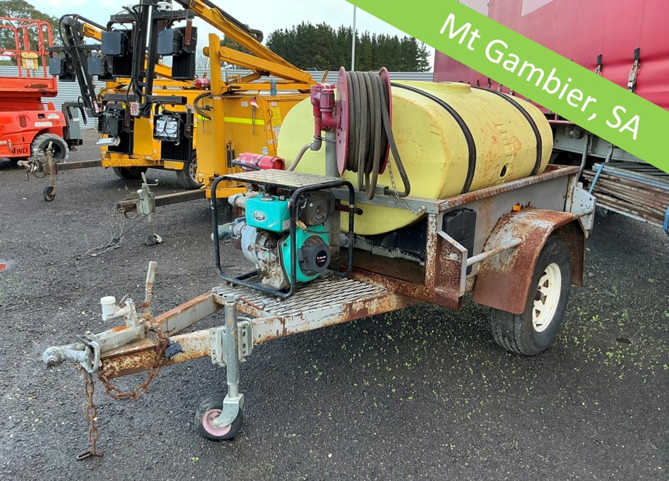 2012 Towpax Single Axle Water Cart Trailer **Located Mt Gambier**