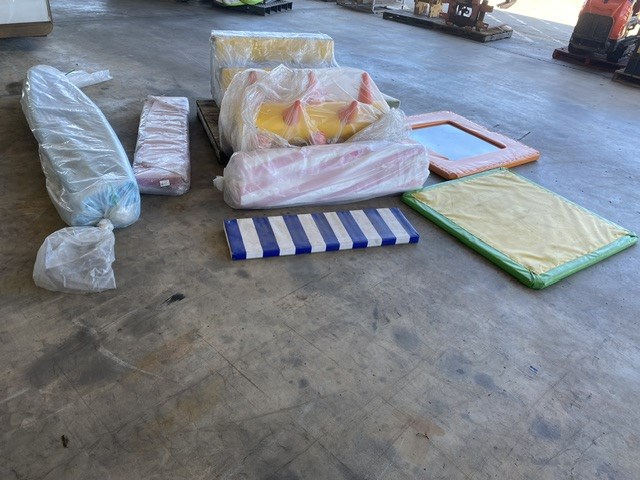3 · Qty of Assorted Play Equipment Padding & Accessories