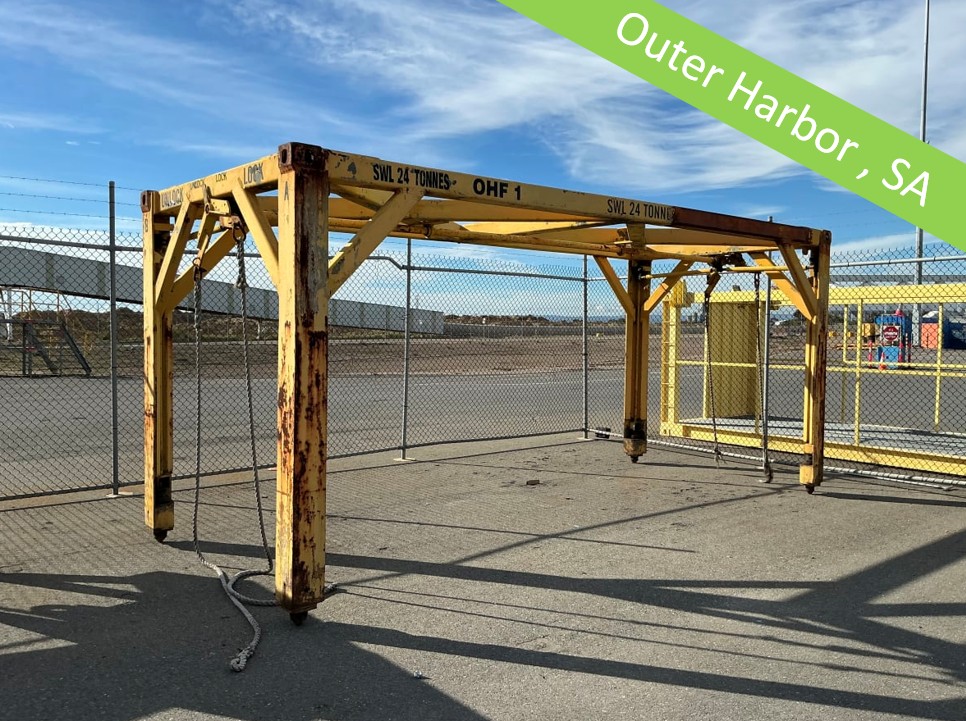 Over Height Container Frame Attachment **Located Outer Harbor**