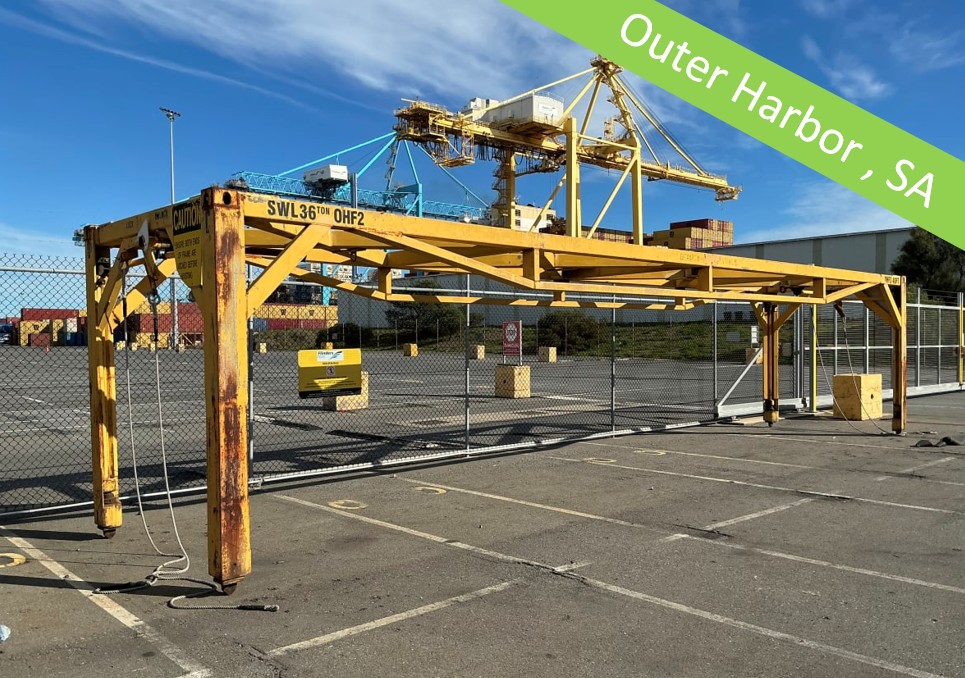 Over Height Container Frame Attachment **Located Outer Harbor**