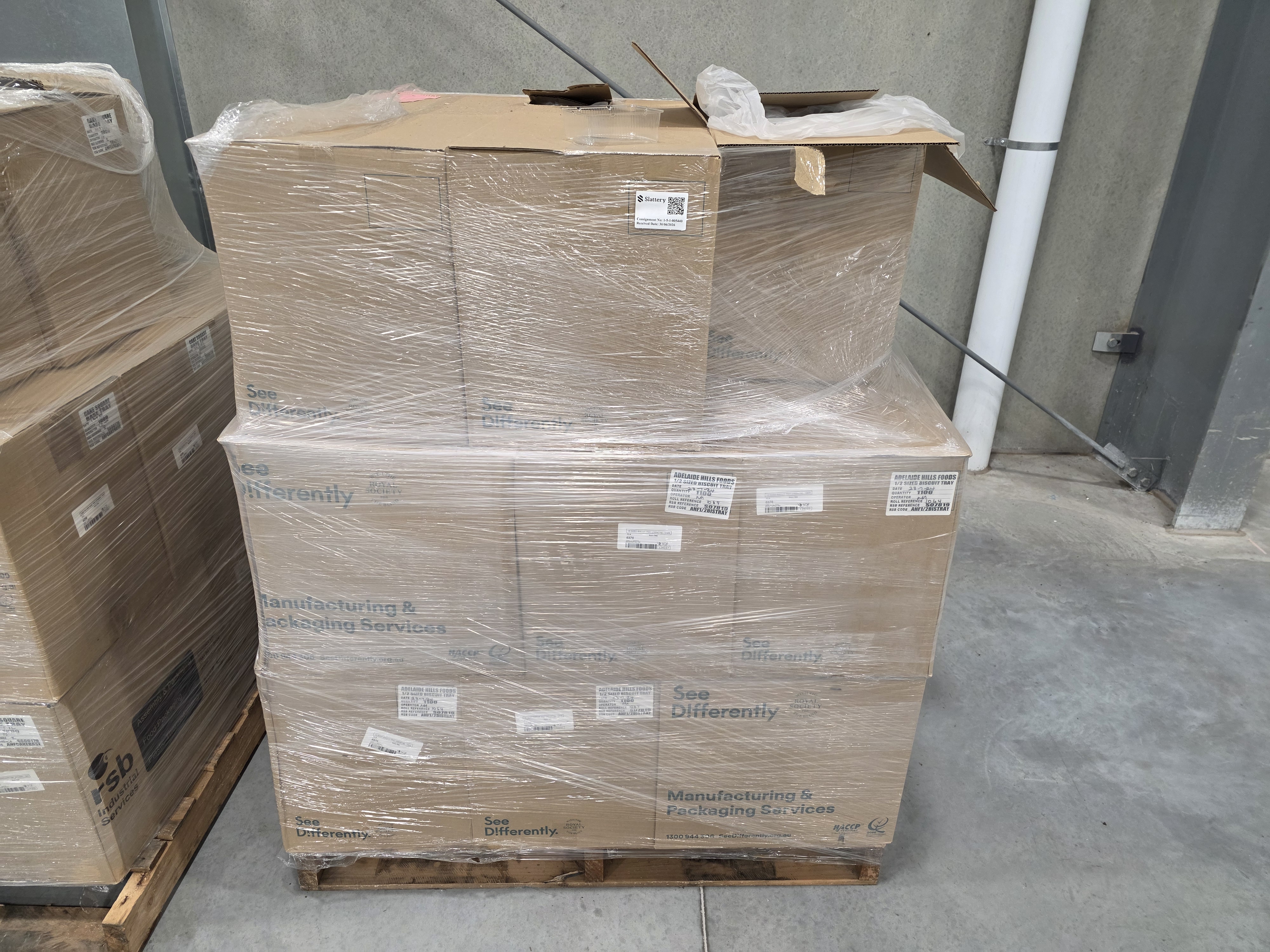 Quantity Of Food Packaging Trays x1 Pallet