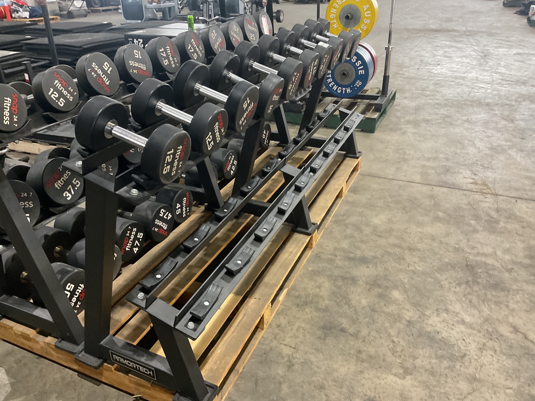 Dumbbell Rack & Partial Dumbell Set