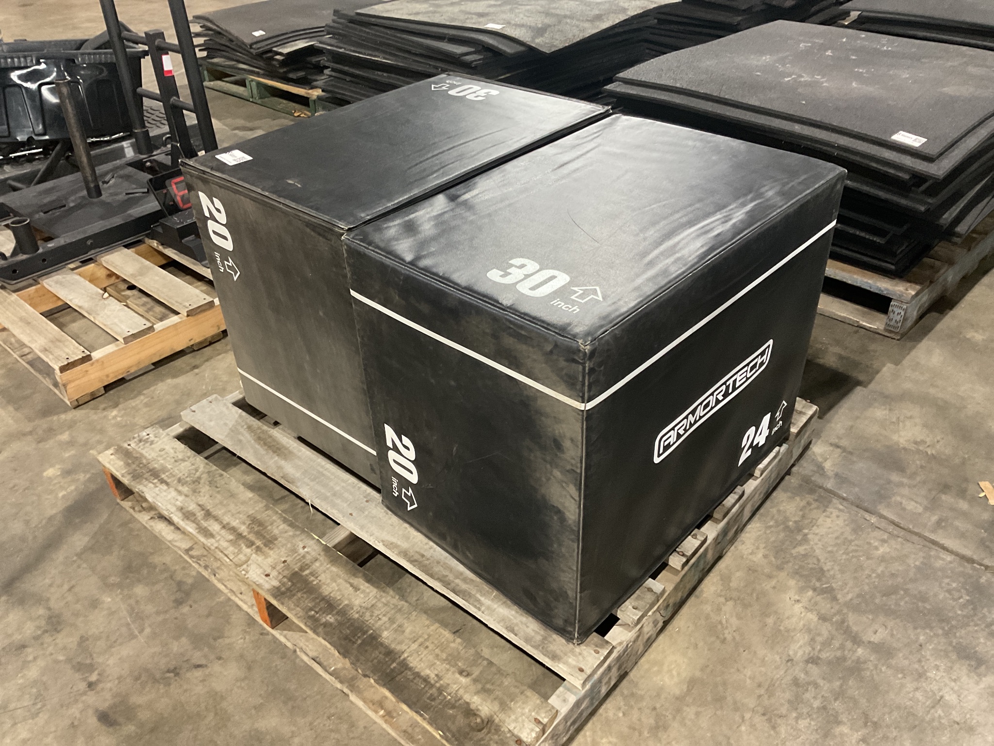Two Armortech 3-in-1 Foam Plyometric Jump Boxes