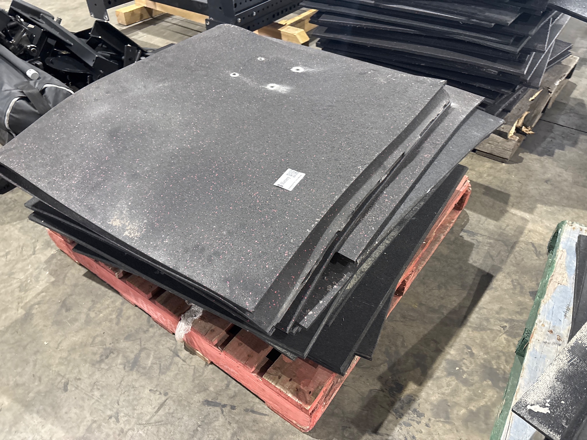Rubber Gym Flooring Tiles