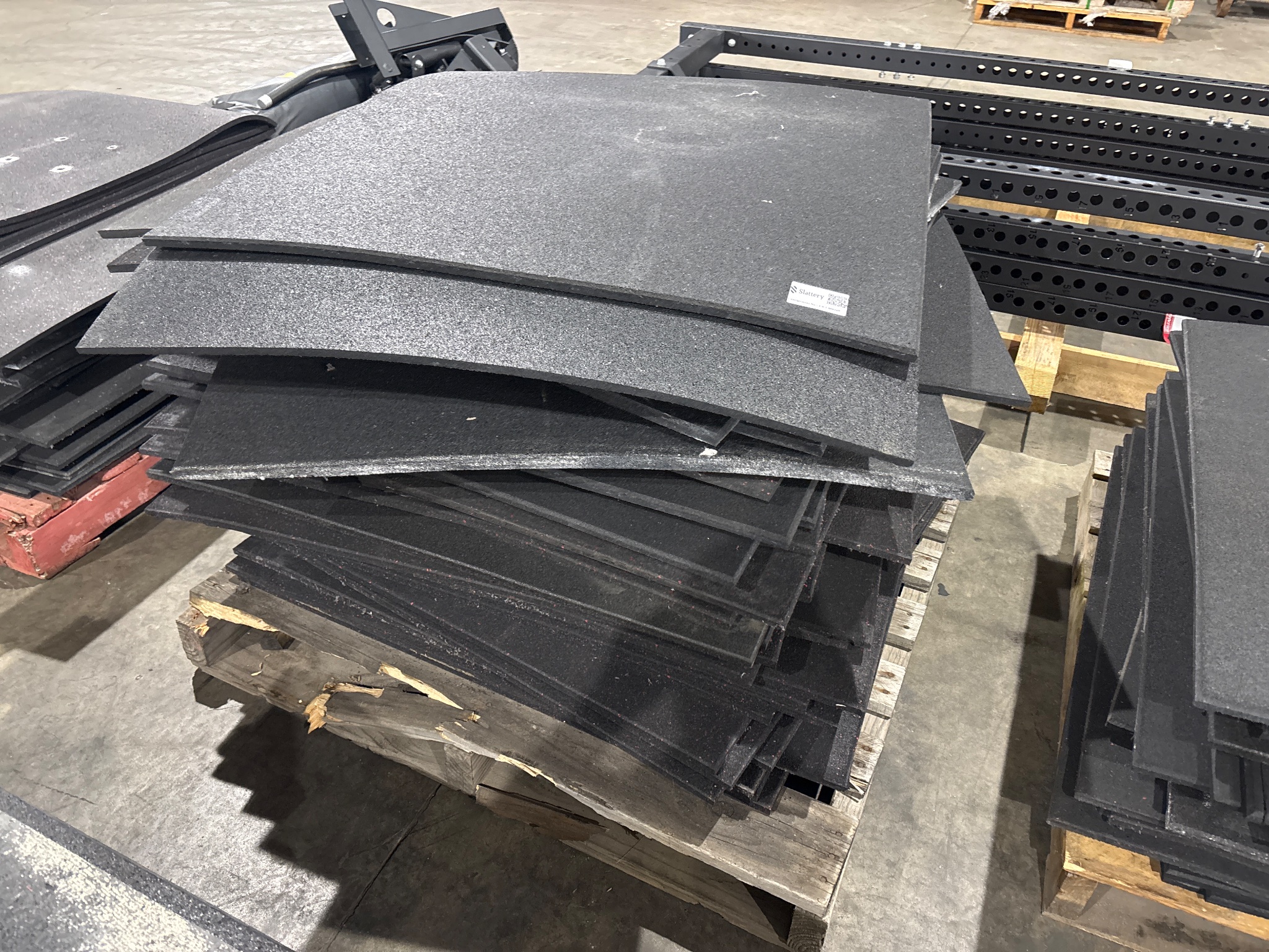 Rubber Gym Flooring Tiles