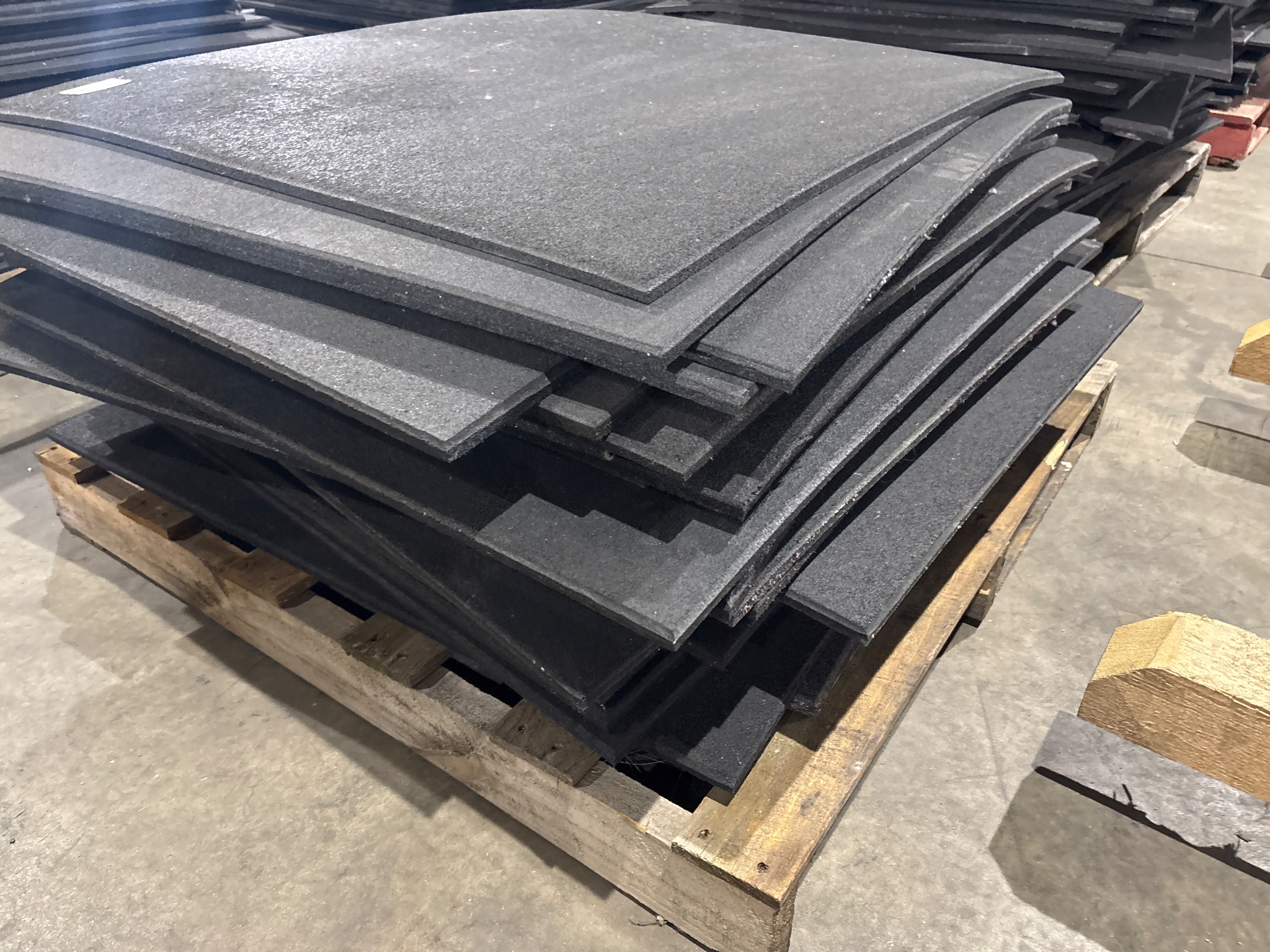 Rubber Gym Flooring Tiles