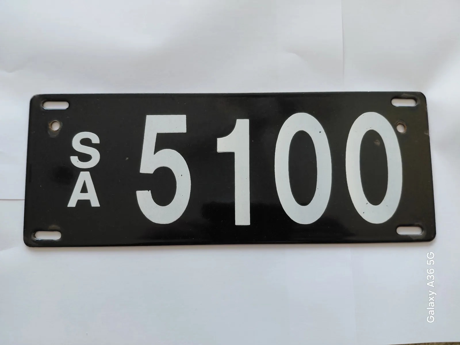 SA Numeric Plate 5100