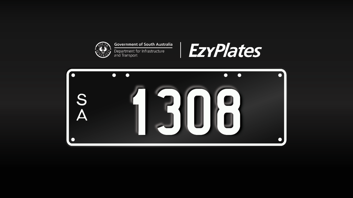 Exclusive Numeric Plate "1308"