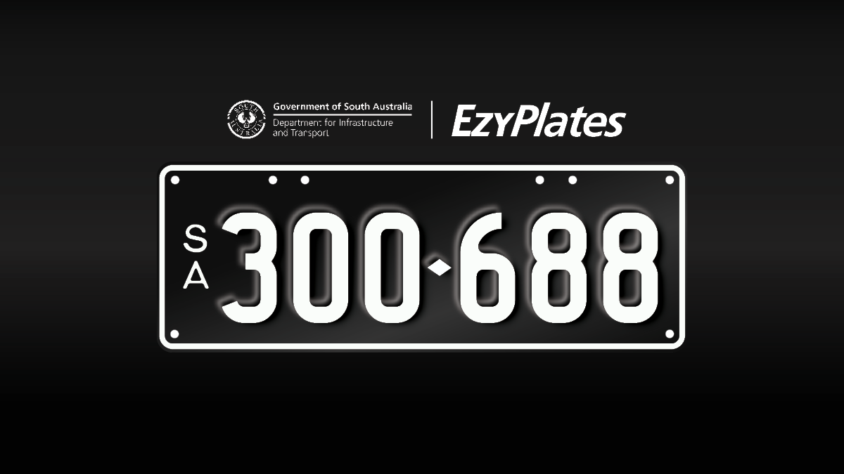 Exclusive Numeric Plate "300-688"