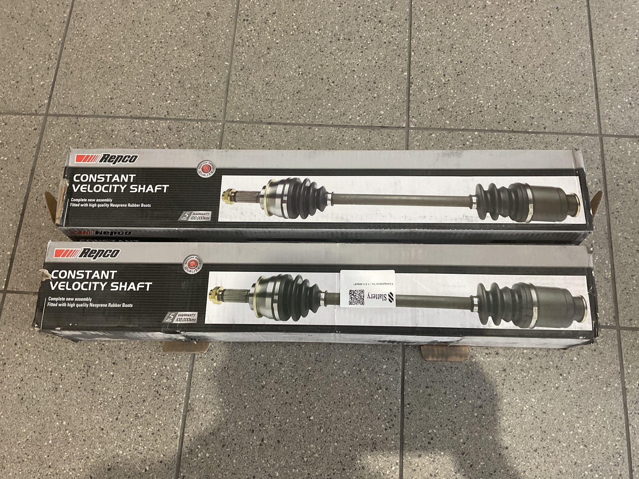 309 · Repco Constant Velocity (CV) Shaft Assemblies