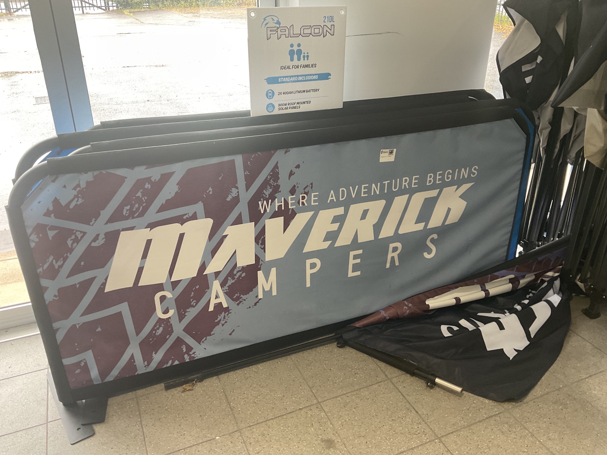 Quantity Of Assorted Maverick & Renogy Marketing Displays