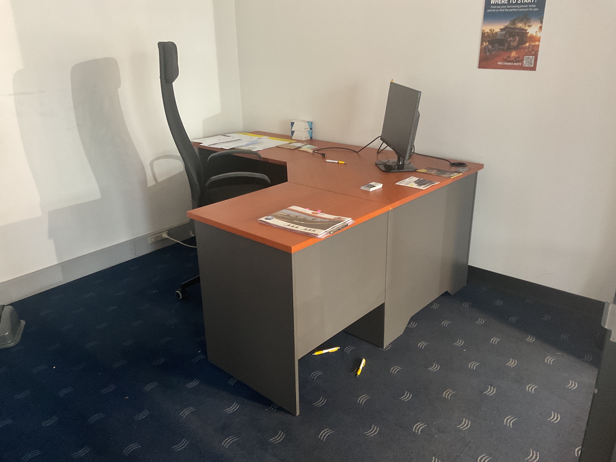 Contents of office.