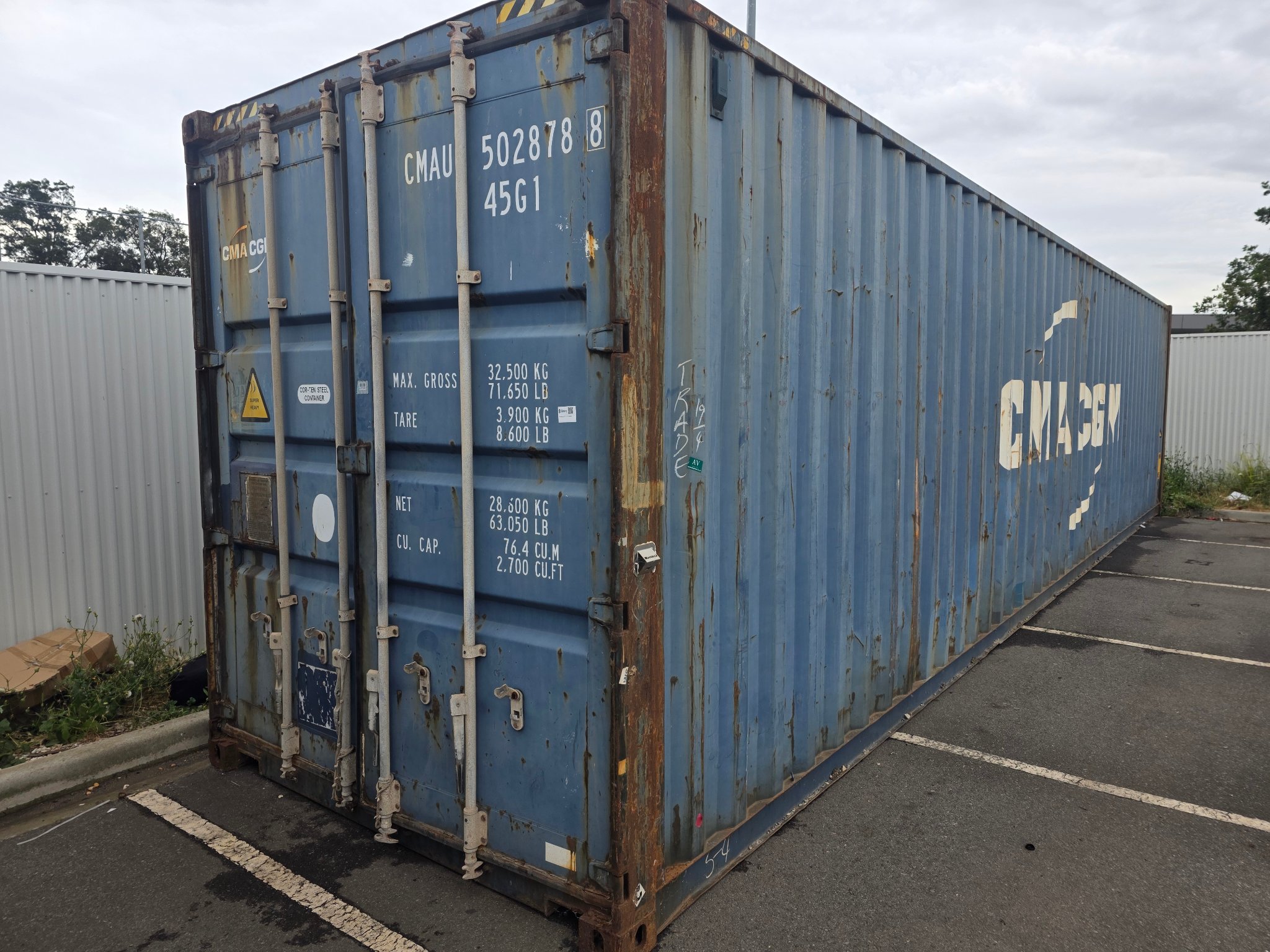 40ft High Cube Shipping Container